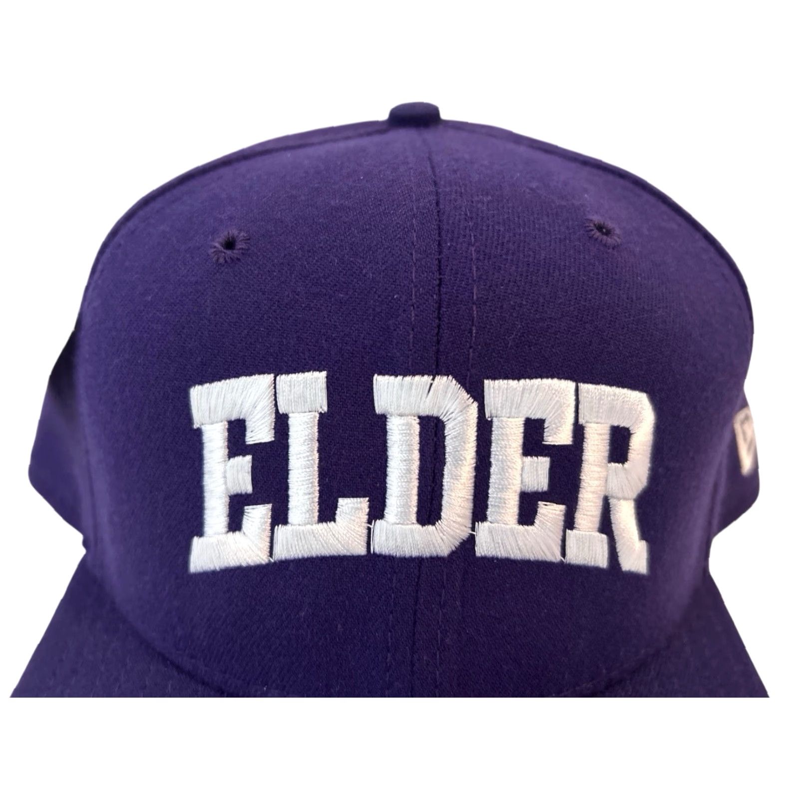 New Era VINTAGE New Era Baseball Cap Hat 7 3/8 Purple USA Wool Blend NWT Deadstock Embroidered Logos Men Mens Size ONE SIZE - 3 Thumbnail