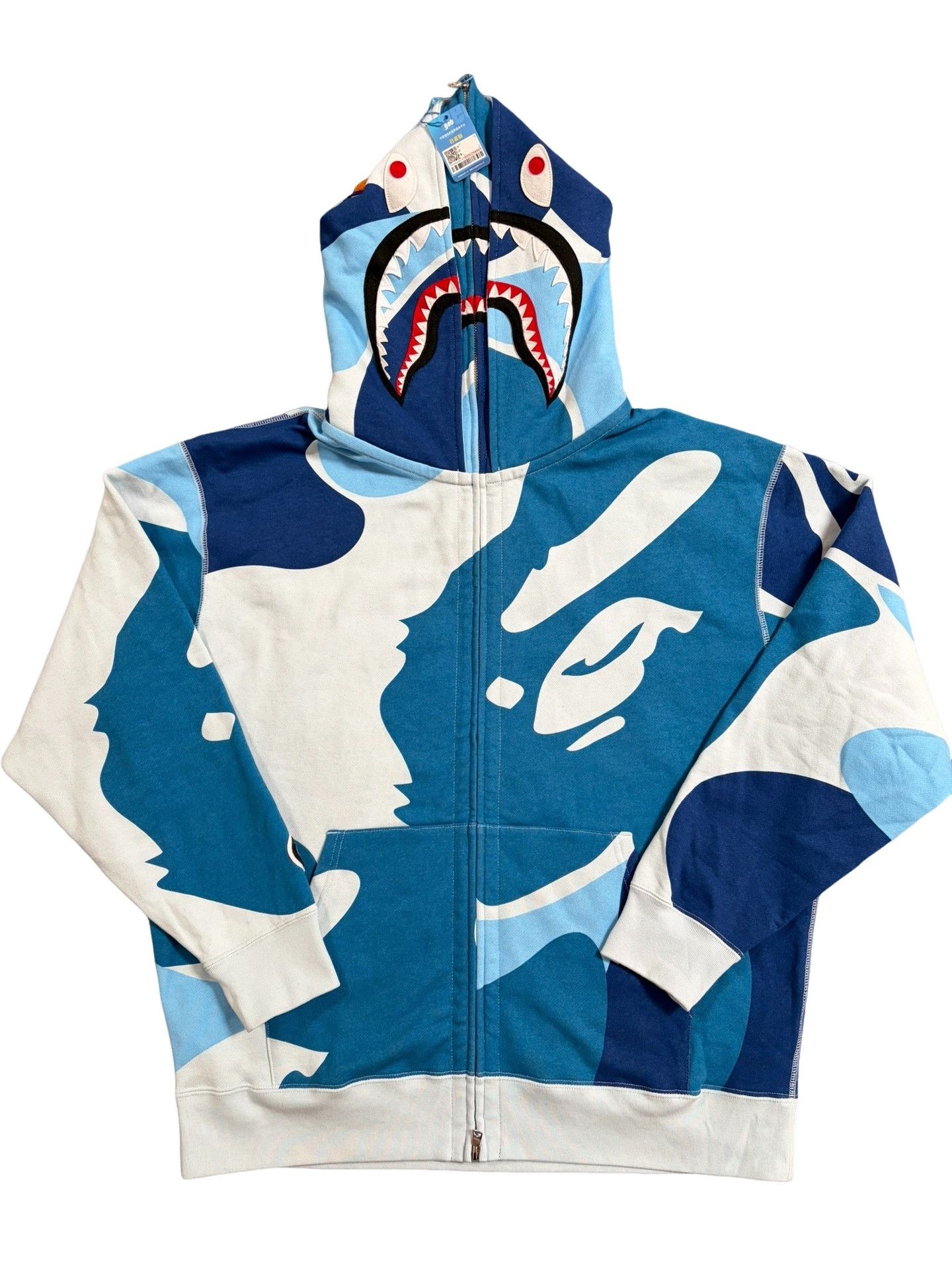Bape Bape ABC Camo Shark Full Zip Hoodie Size XL Size US XL / EU 56 / 4 - 1 Thumbnail