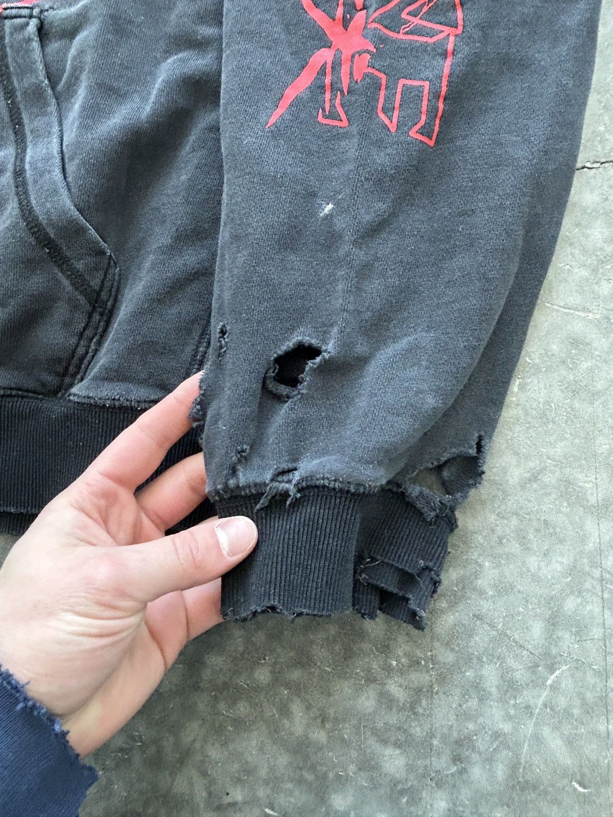 Vintage Faded Thrashed Corpse Husband Hoodie Size US XXL / EU 58 / 5 - 7 Thumbnail