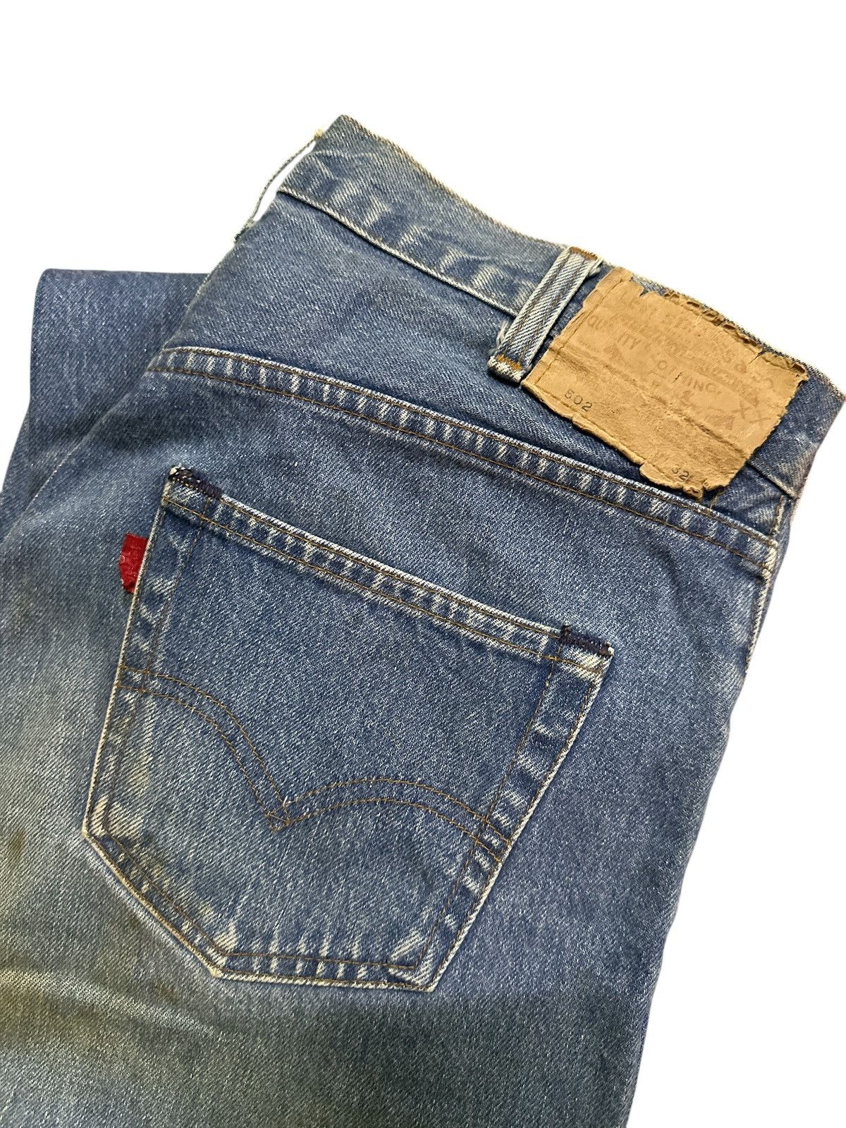 Levi's Vintage Levis 502 Blue Washed 32x41 . Size US 32 / EU 48 - 10 Thumbnail
