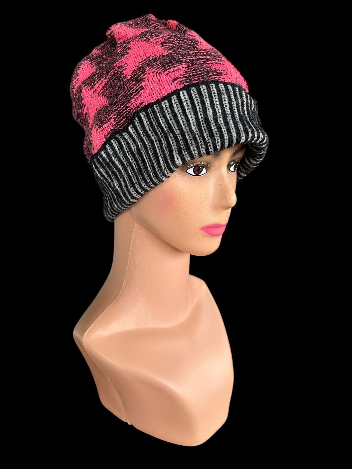 Japanese Brand × Kapital × Vintage Japanese Crochet Knitted Beanie Hats Size ONE SIZE - 3 Thumbnail