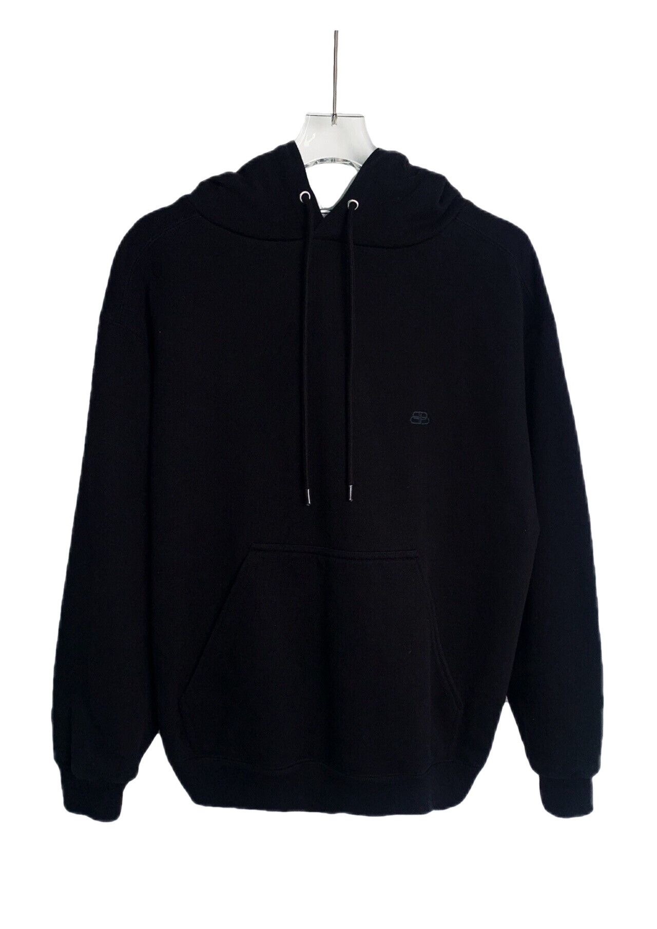 Balenciaga Balenciaga Logo Embroidered Cotton Hoodie XS Size US XS / EU 42 / 0 - 1 Thumbnail