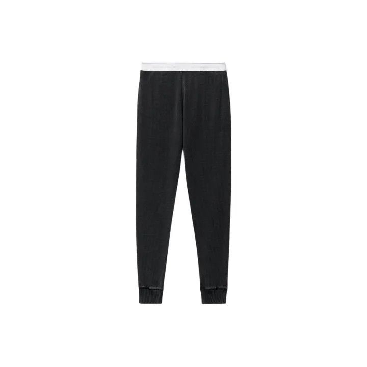 Alexander Wang Alexander Wang Black Relaxed Knit Sweatpants 0079 Size 23" - 1 Thumbnail