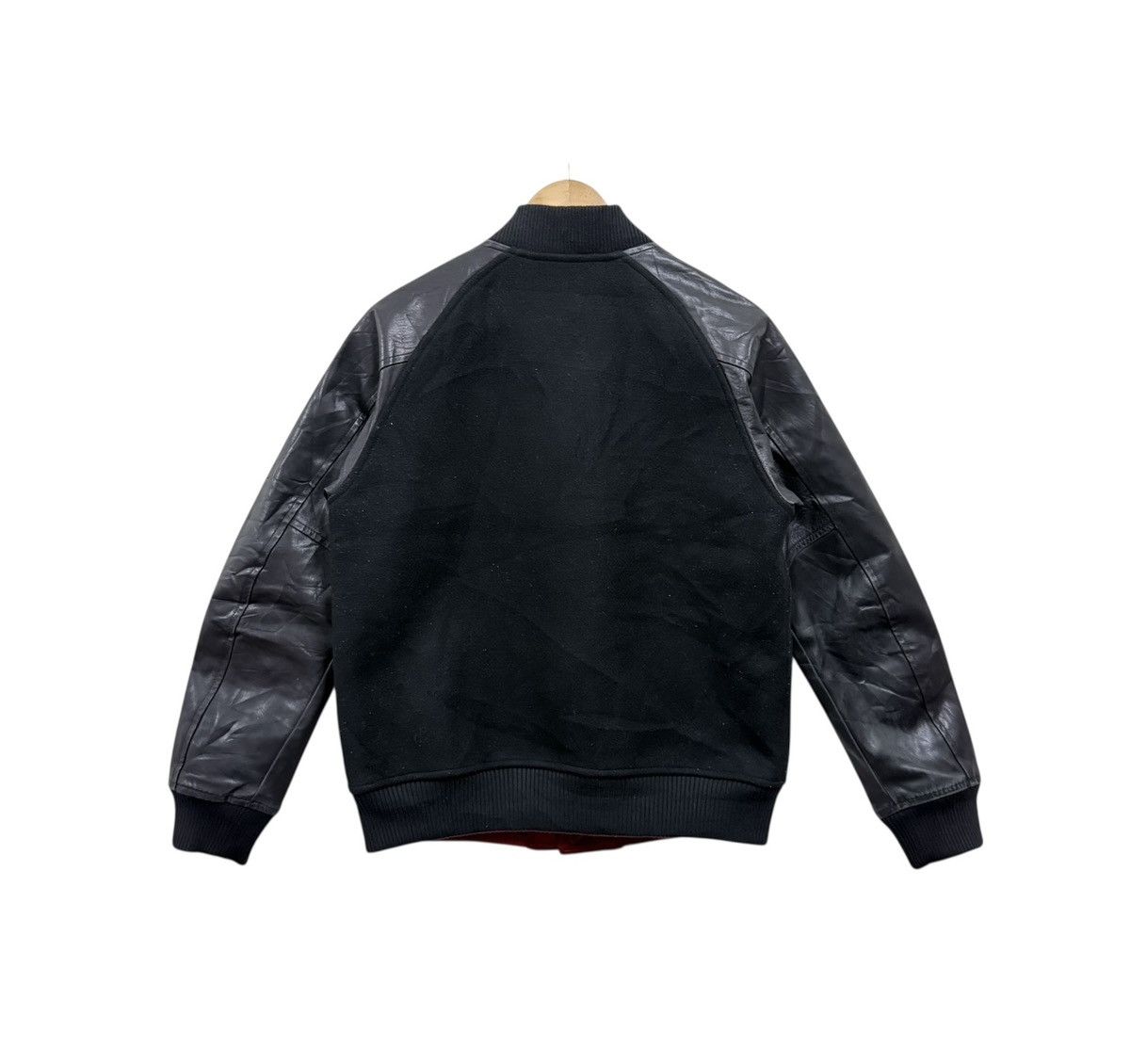 Maison MIHARA YASUHIRO Mihara Yasuhiro Reversible Varsity Jacket Wool + Horse Hide Size US L / EU 52-54 / 3 - 3 Thumbnail