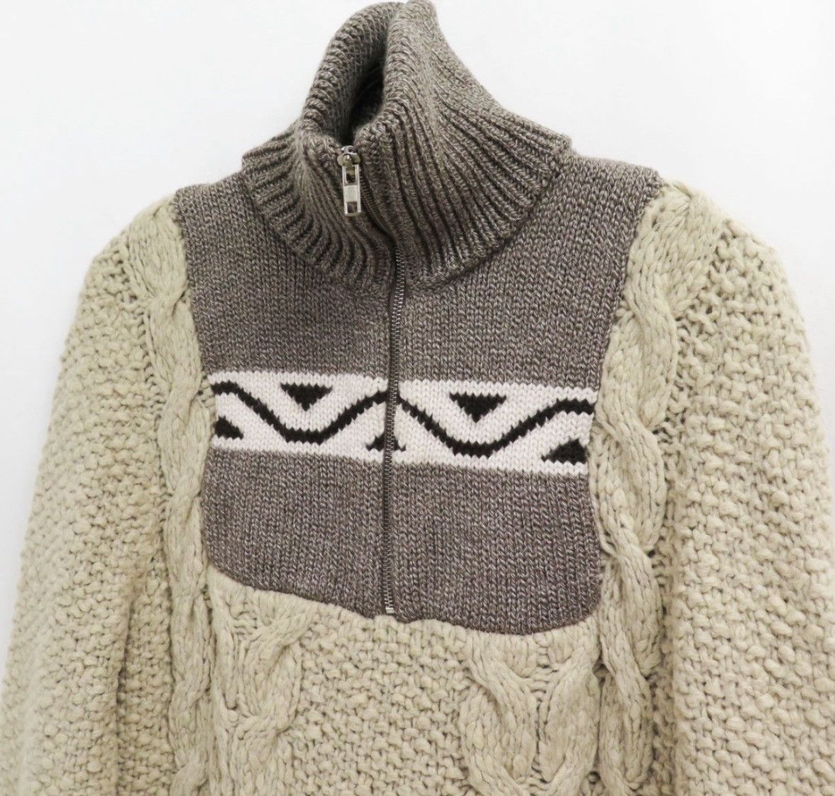 Maison Margiela MAISON MARTIN MARGIELA 10 SWITCHING FISHERMAN KNIT SWEATER Size US M / EU 48-50 / 2 - 3 Thumbnail