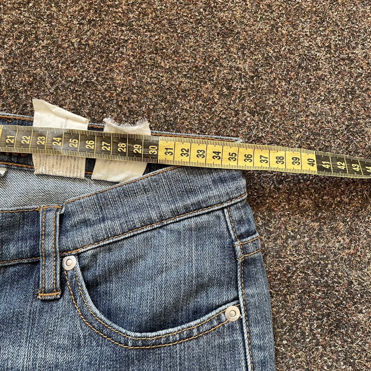 Vintage Vintage Y2K Faded Wide Leg Distressed Jeans Grunge Logo 30 Size 30" / US 8 / IT 44 - 5 Thumbnail