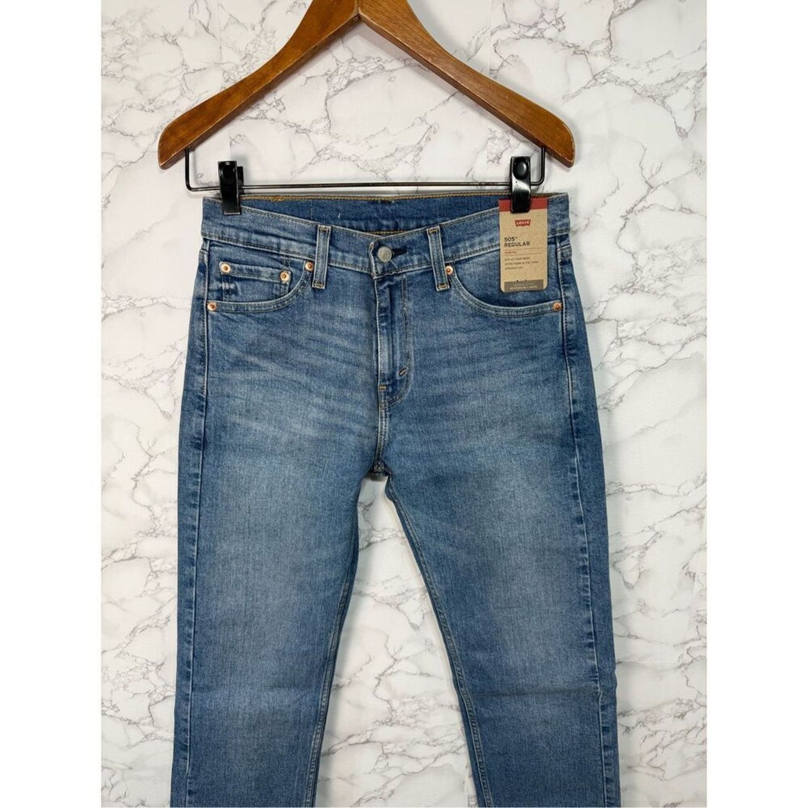 Levi's Levi’s Men’s Jeans sz 30X30 505 Denim NEW #F917 Size US 30 / EU 46 - 3 Thumbnail