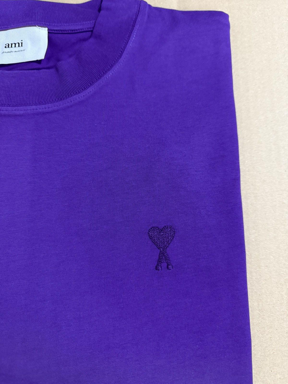 AMI Ami Paris Tonal Heart T-Shirt NEW Size US XL / EU 56 / 4 - 2 Thumbnail