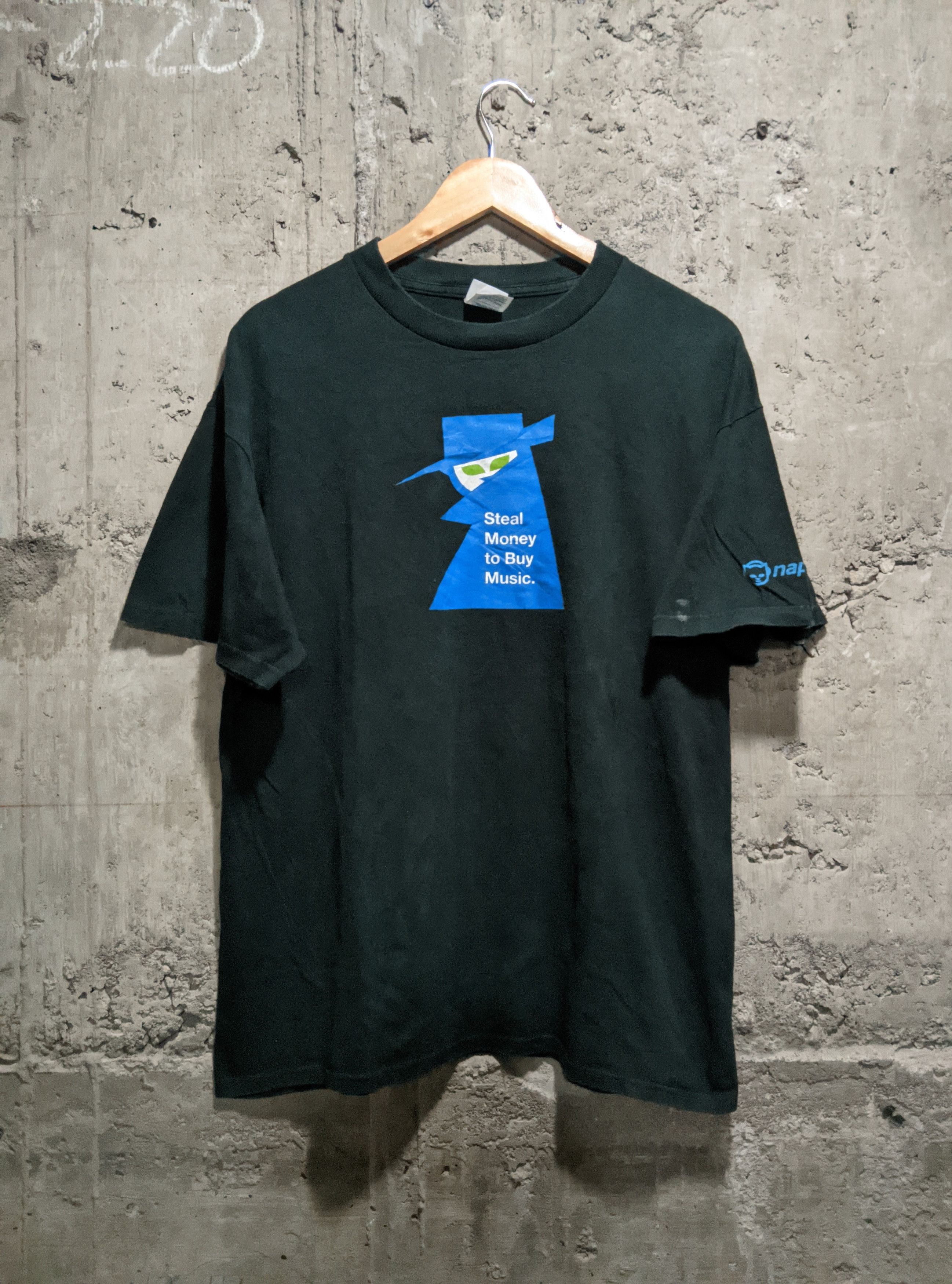 Vintage Vintage 2000s napster músic Windows t shirt Size US L / EU 52-54 / 3 - 1 Thumbnail