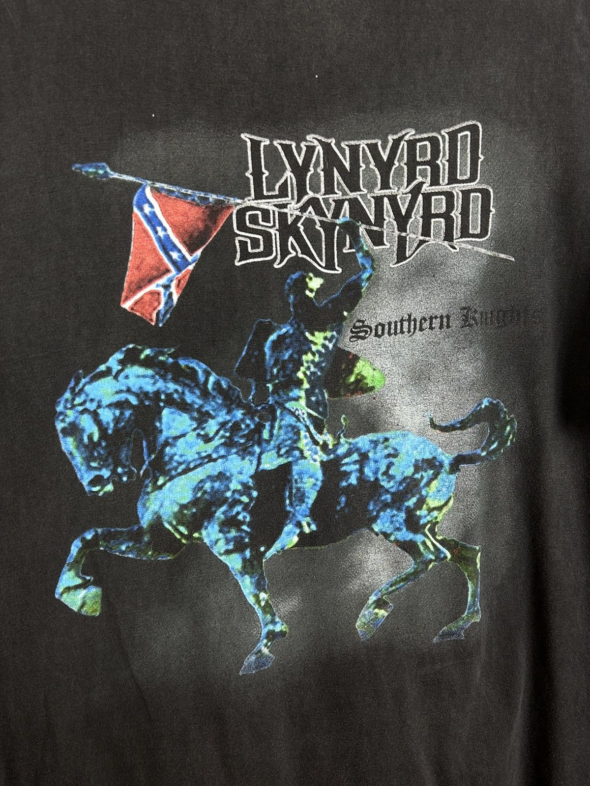 Band Tees 90s Vintage Lynyrd Skynyrd 1996 Southern Knights Tour Tee Size US XL / EU 56 / 4 - 2 Thumbnail