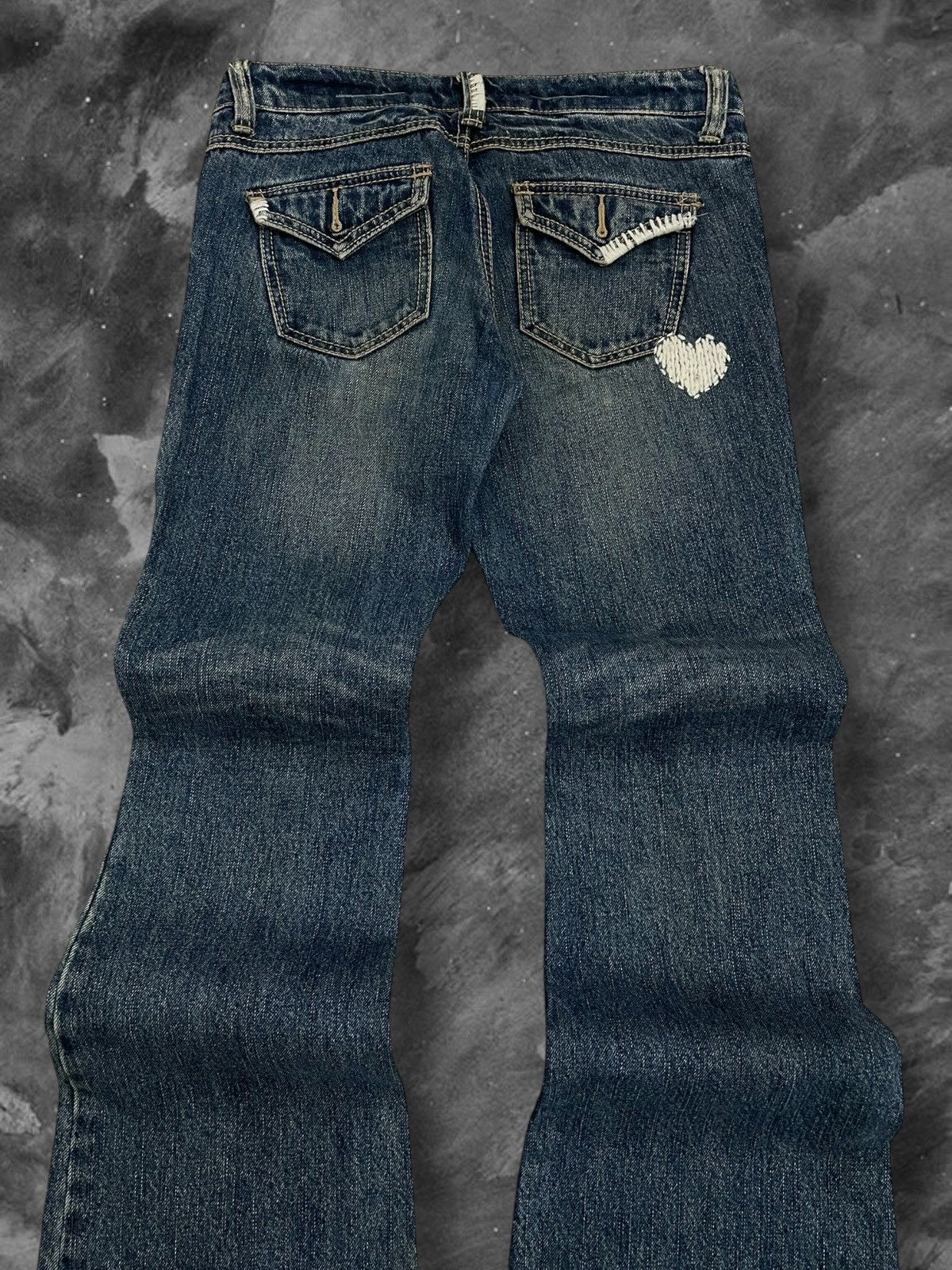 semanticdesign Vintage Rare 90s Japan Designer Semantic Design Flared Denim Size US 30 / EU 46 - 11 Thumbnail