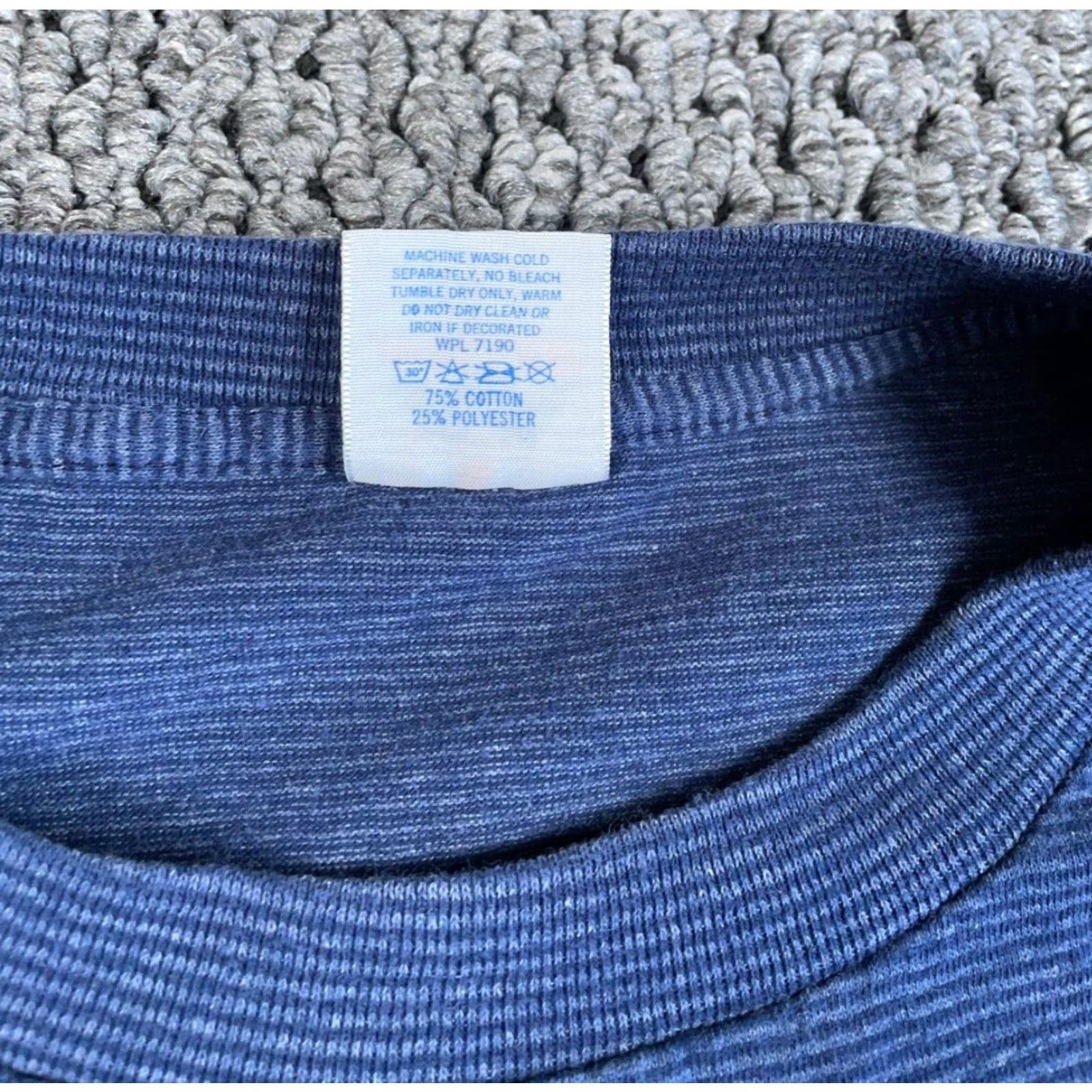 Vintage VTG 90s Clio Michigan Graphic T-Shirt Miller Men 2XL Blue Stripe Short Sleeve Crew Neck Jersey Cotton-Blend Polyester Vintage Size US XXL / EU 58 / 5 - 4 Thumbnail