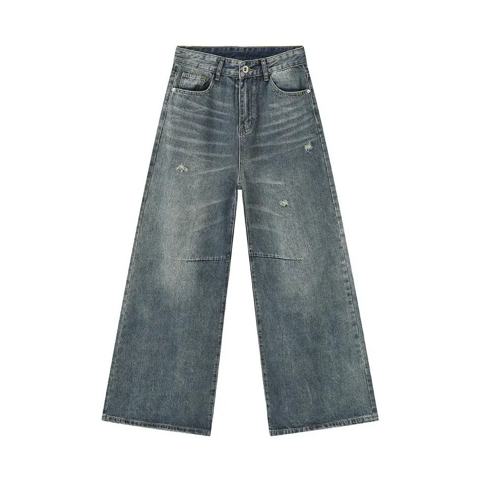 Japanese Brand Retro loose high street jeans Size US 32 / EU 48 - 5 Thumbnail