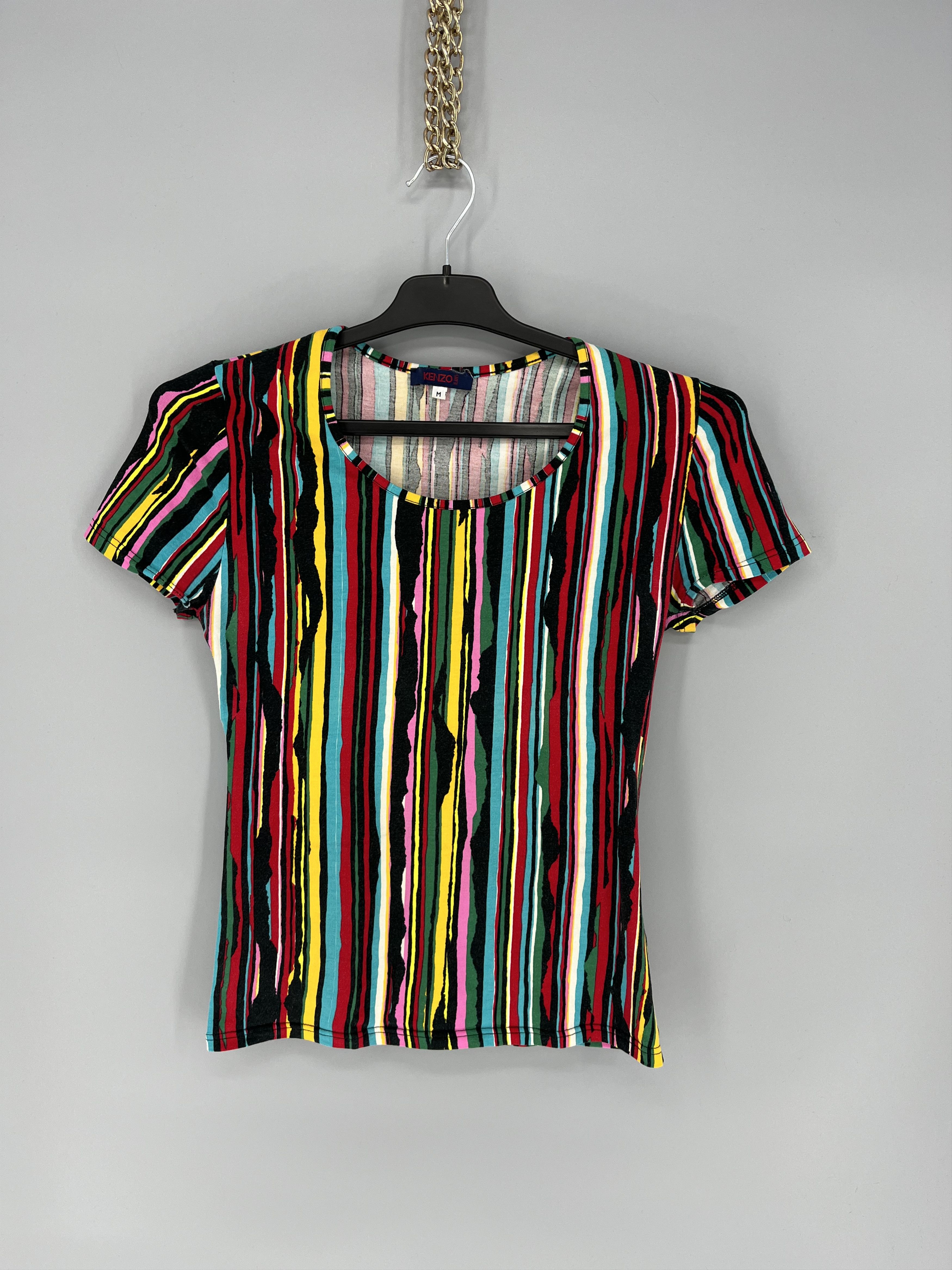 Kenzo Vintage Kenzo Striped Womens Japanese brand Size M Size M / US 6-8 / IT 42-44 - 6 Thumbnail