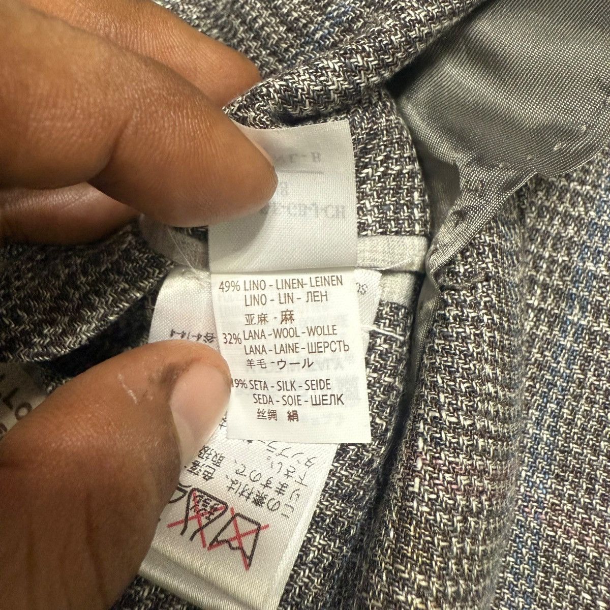 Brunello Cucinelli Brunello Cucinelli Linen Wool Blazer Size 48R - 10 Thumbnail
