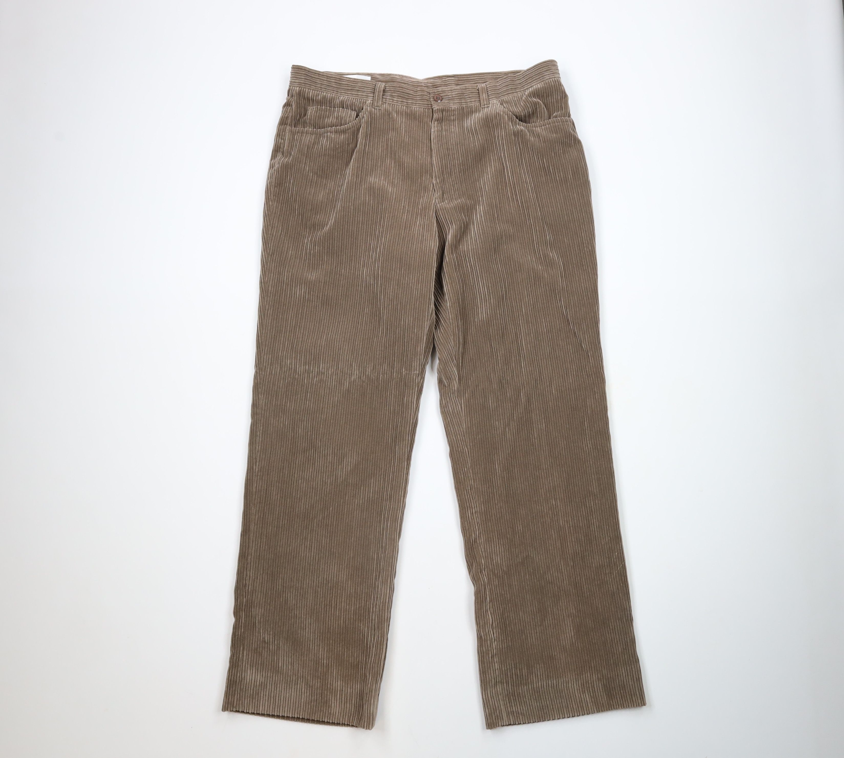 Vintage Vintage 90s Streetwear Corduroy Chino Pants Trousers Size US 36 / EU 52 - 1 Thumbnail