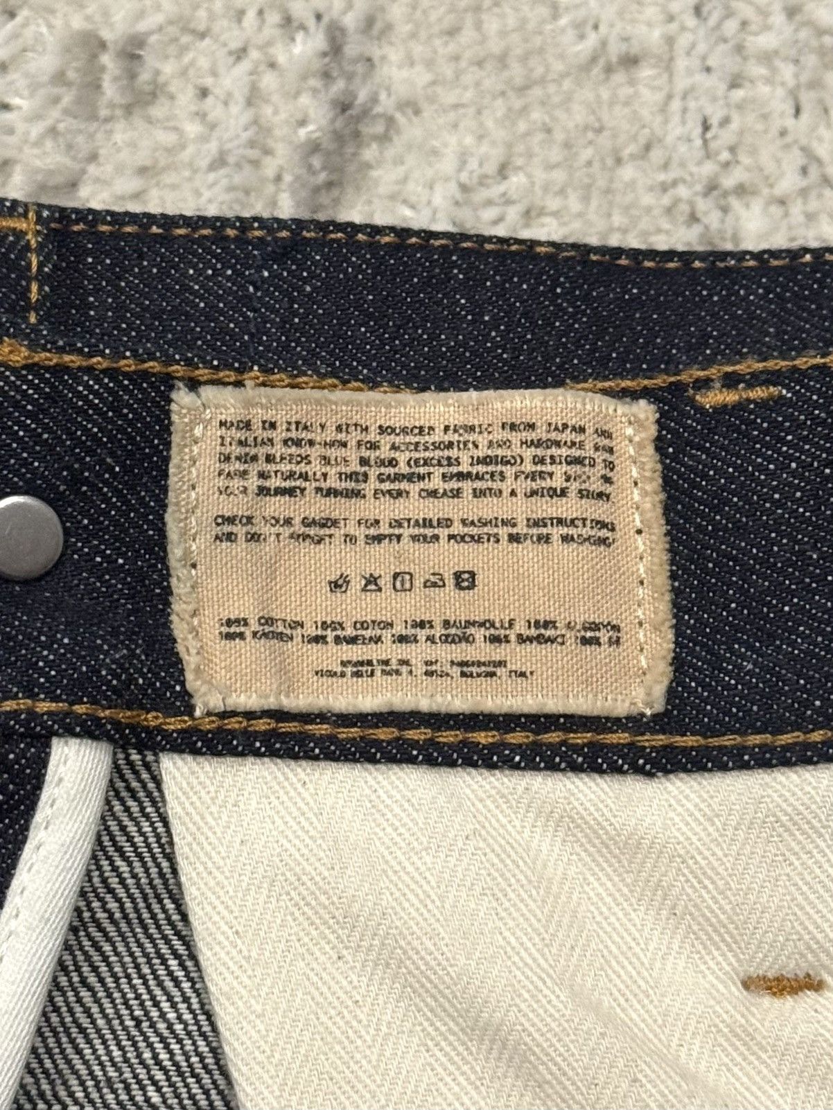 Japanese Brand Borderline Japanese Raw Selvedge Denim Pants Size US 30 / EU 46 - 5 Thumbnail