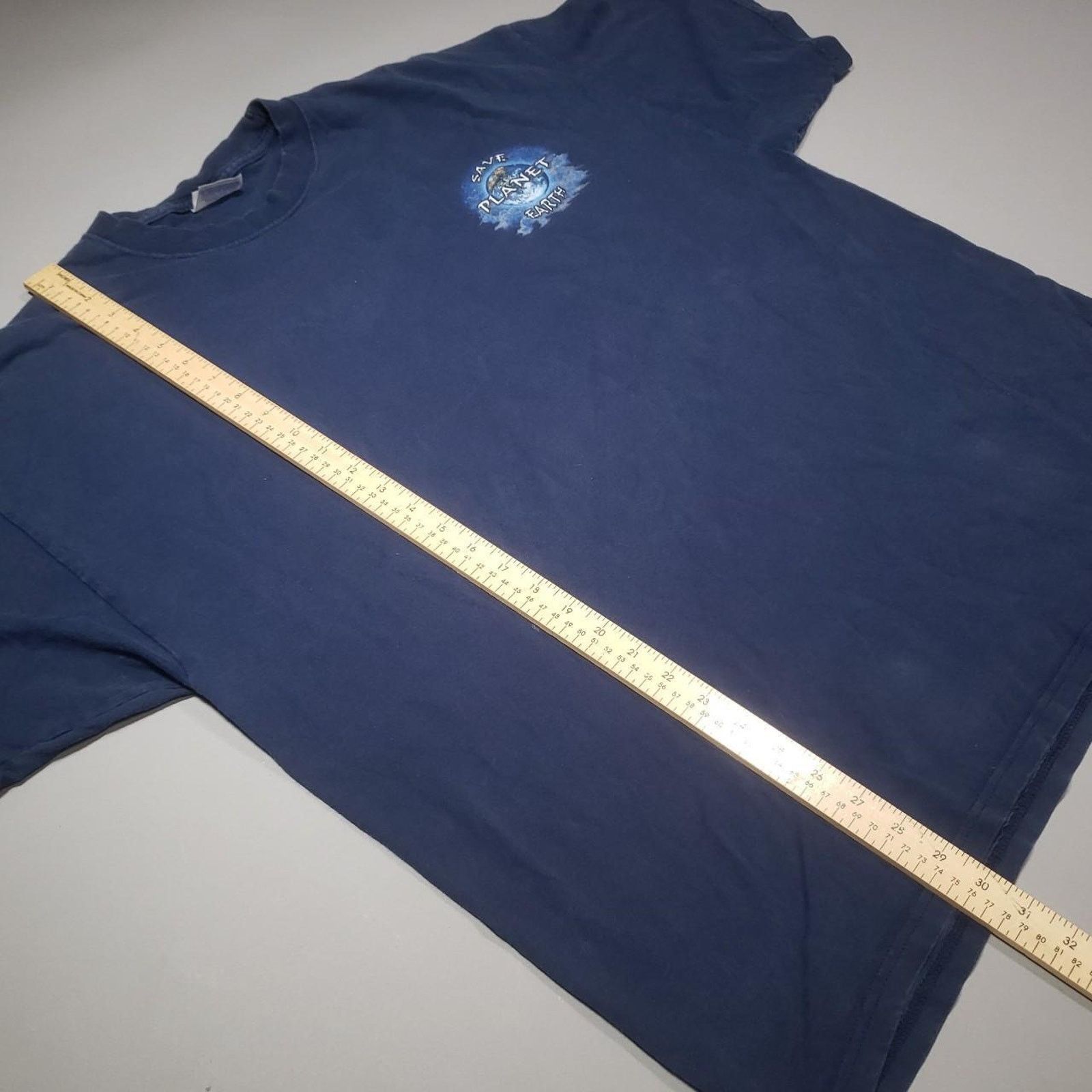 Vintage Vintage 90s Hanes Save the Planet Tee Mens 2X-Large Size US XXL / EU 58 / 5 - 8 Thumbnail