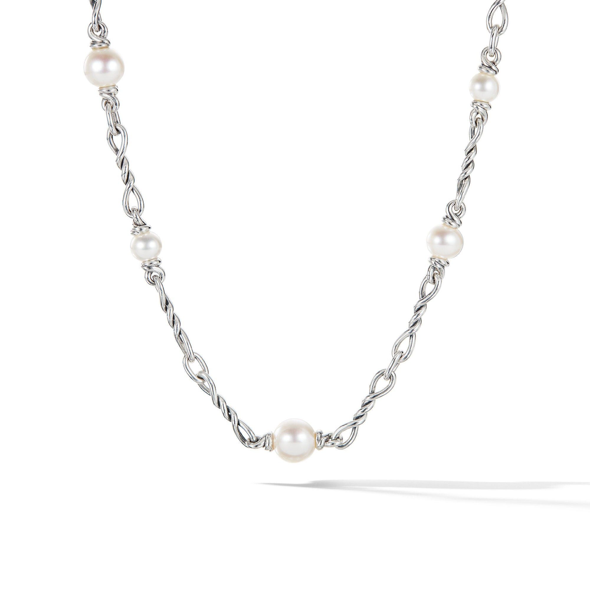 David Yurman o1w1db10525 N14440 Continuance Pearl Small Chain Necklace Size ONE SIZE - 1 Preview