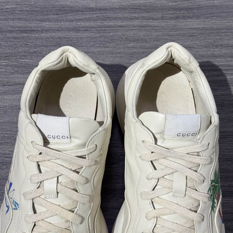 Gucci Gucci Rhyton Hawaiian Logo Low-Top Sneakers - Size US 9.5 / EU 42-43 - 8 Thumbnail