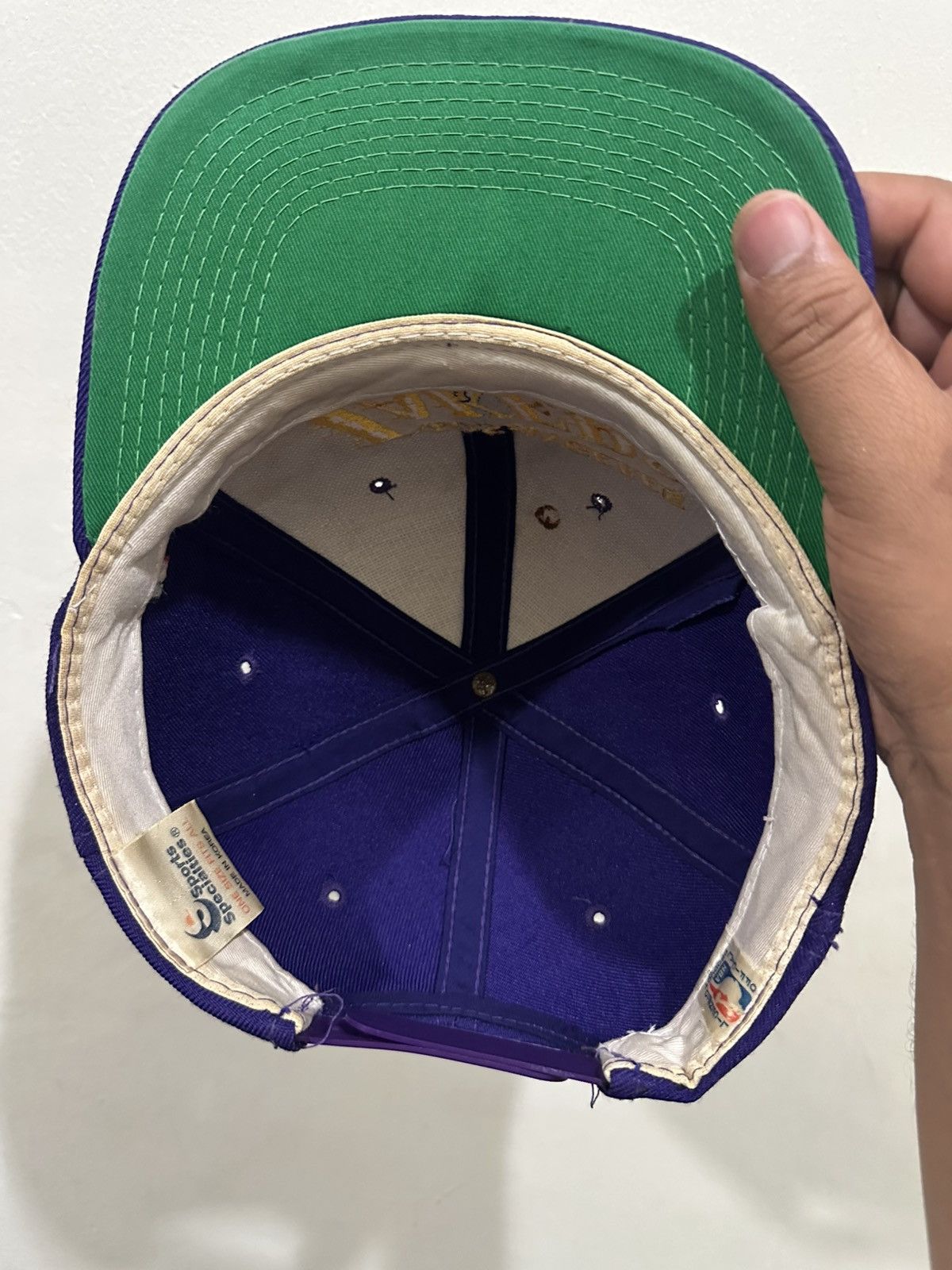 NBA 90’s Lakers Sport Specialties Snapback Size ONE SIZE - 6 Thumbnail