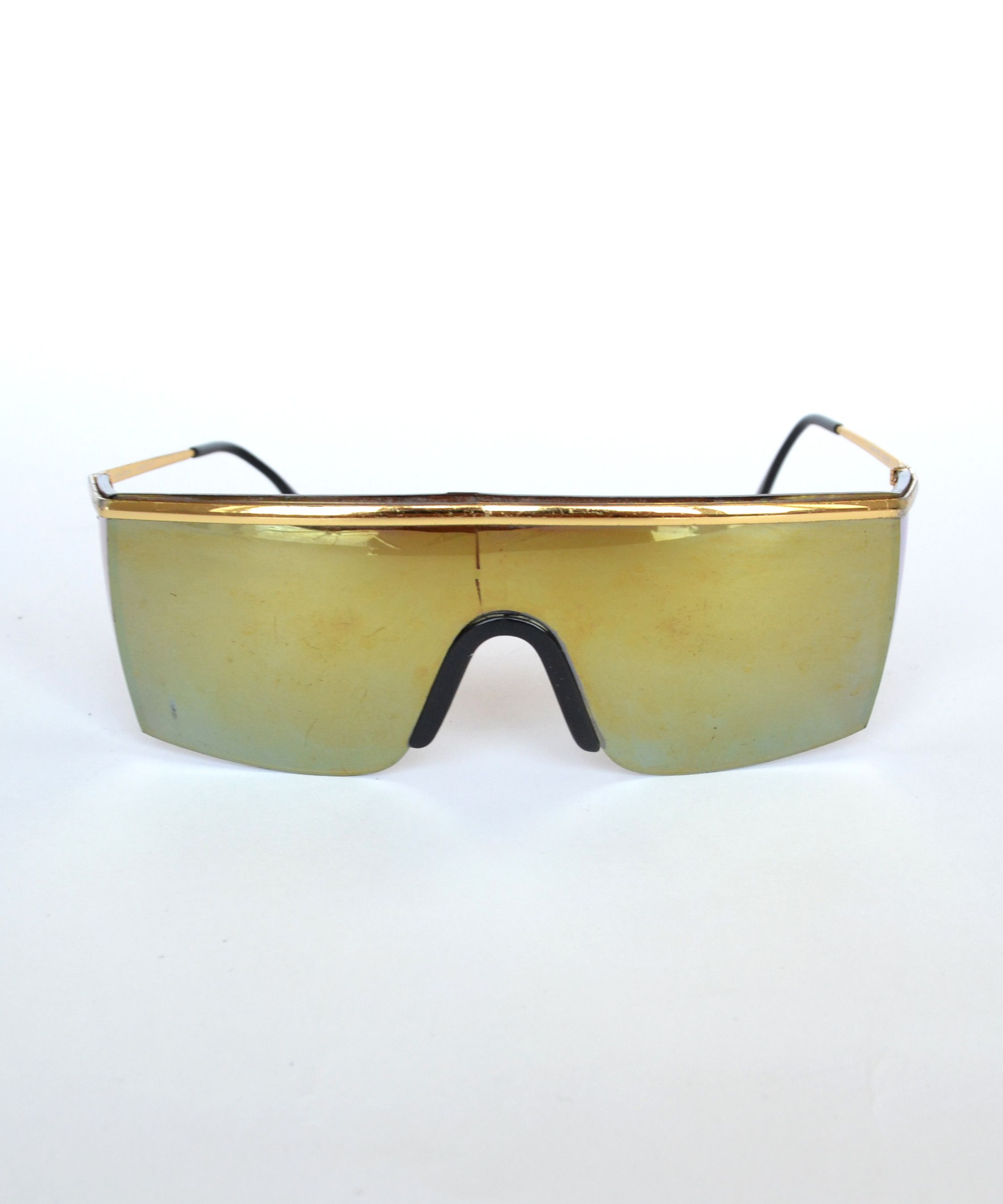 Versace 🔴 GIANNI VERSACE Sunglasses Mod 790 Shield Mask Mirror 90s Size ONE SIZE - 1 Thumbnail