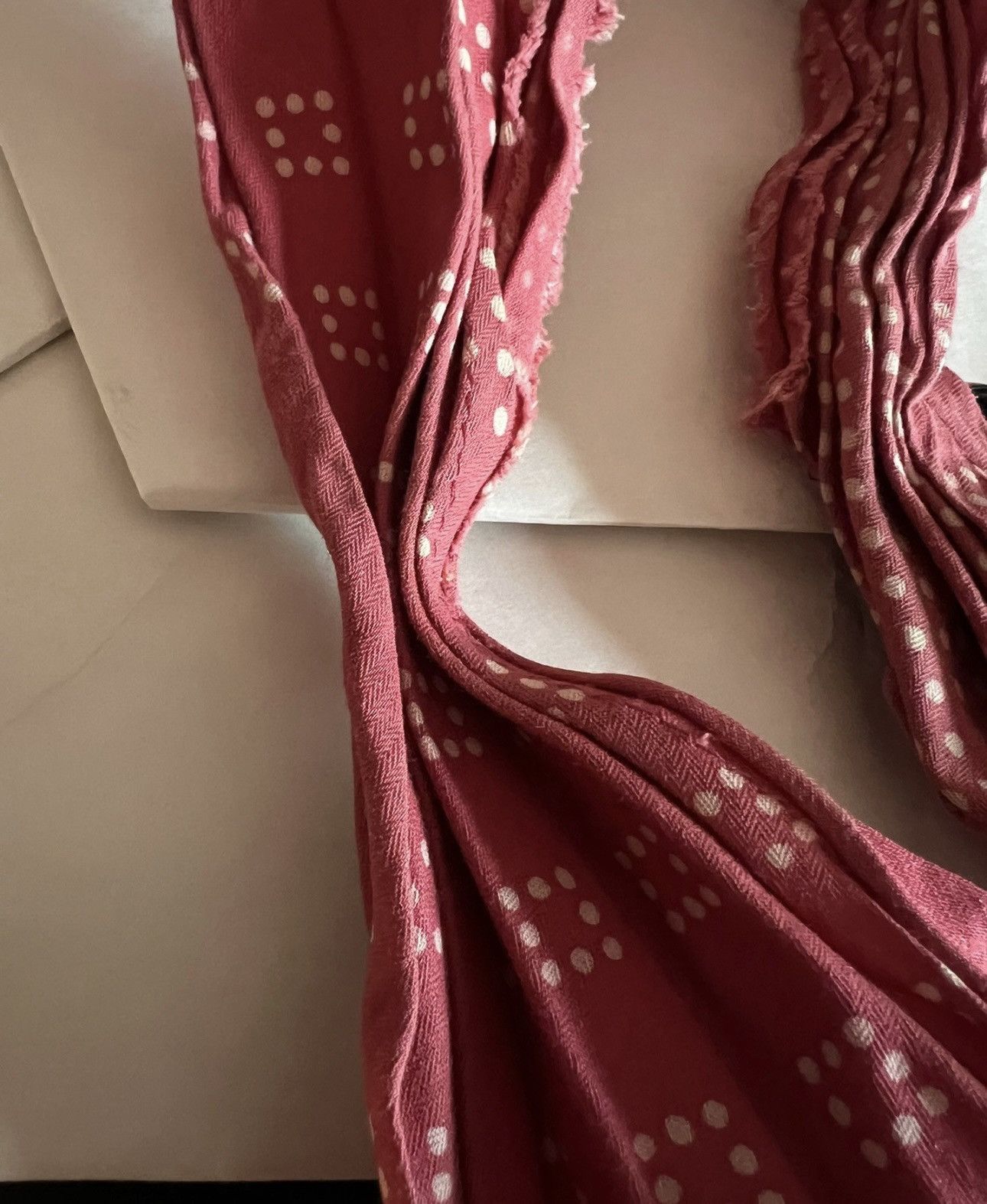 Visvim Visvim bandana belt mini herringbone red Size ONE SIZE - 4 Thumbnail