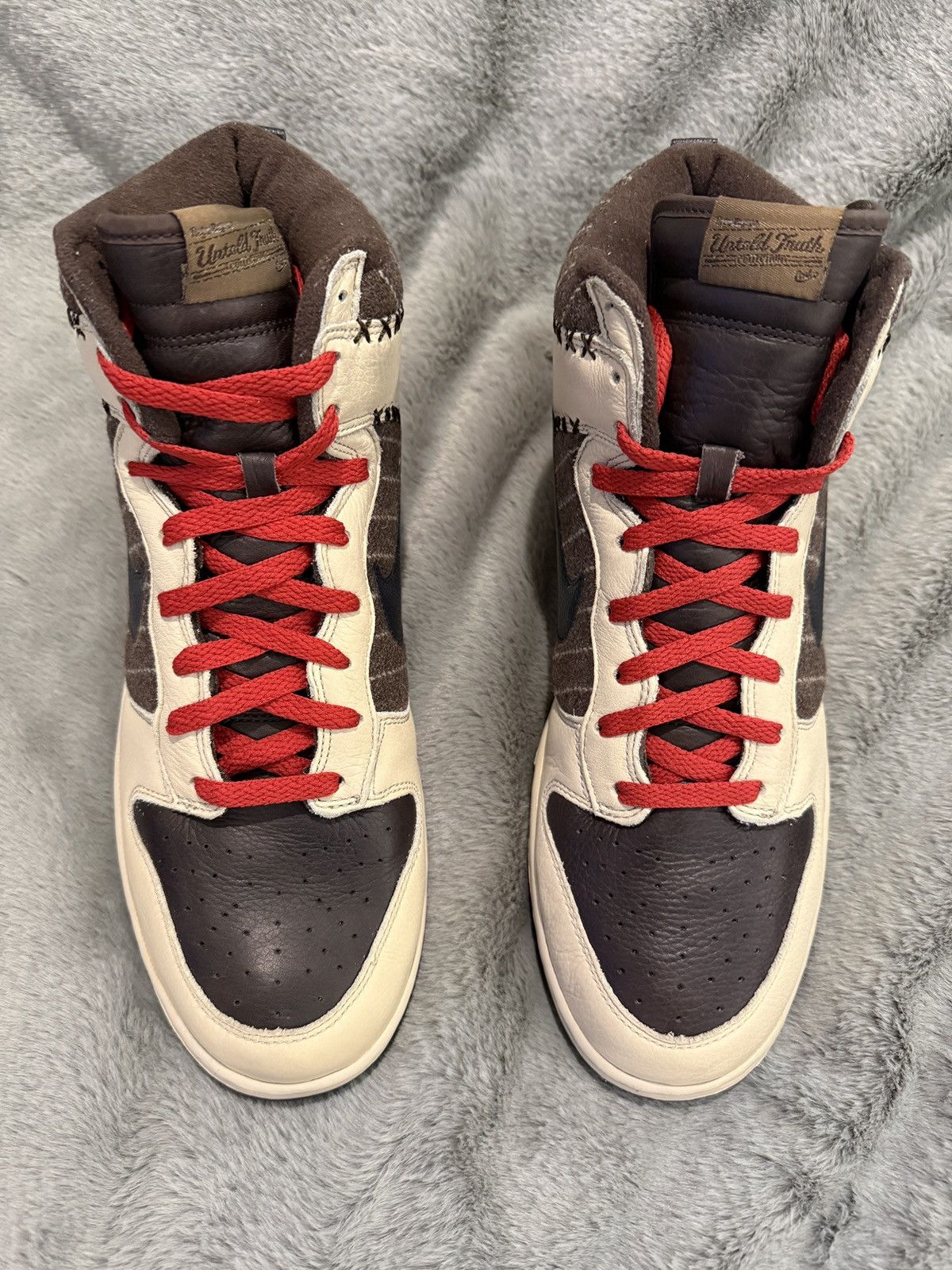 Nike Nike Dunk High PRM ‘Memphis Red Sox Untold Truth 2006 13M DS Size US 13 / EU 46 - 4 Thumbnail