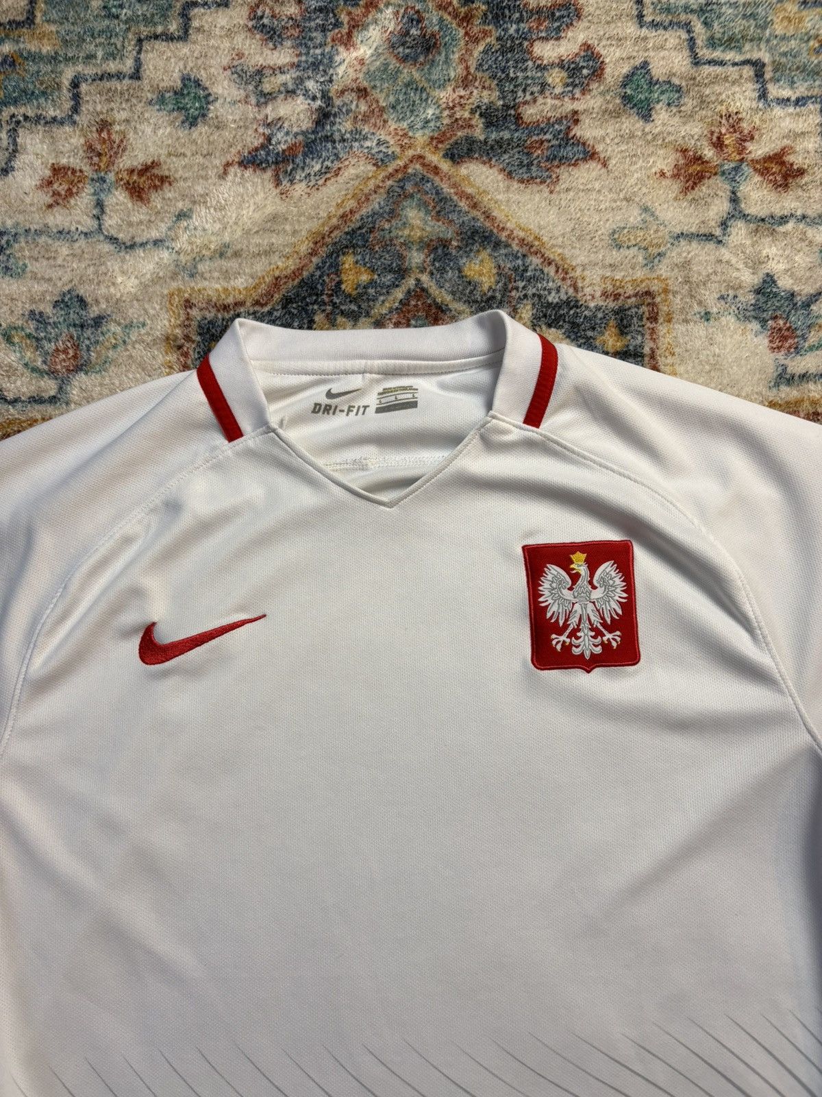 Nike Nike Poland Soccer Jersey Large Size US L / EU 52-54 / 3 - 4 Thumbnail