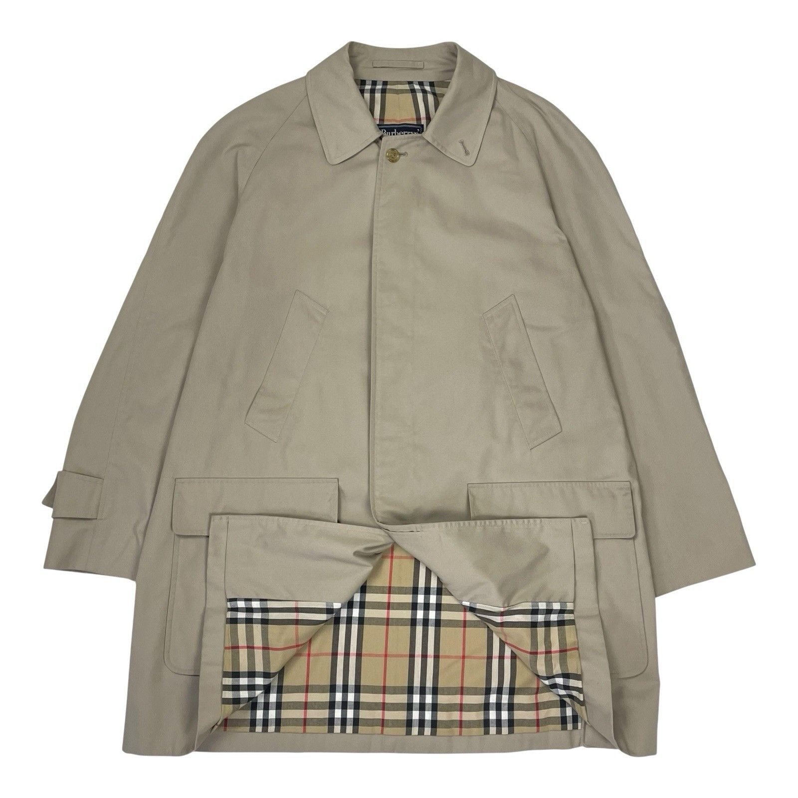 Burberry Vintage Burberrys Trench Coat Lined 80s Spain Men's 50 IT