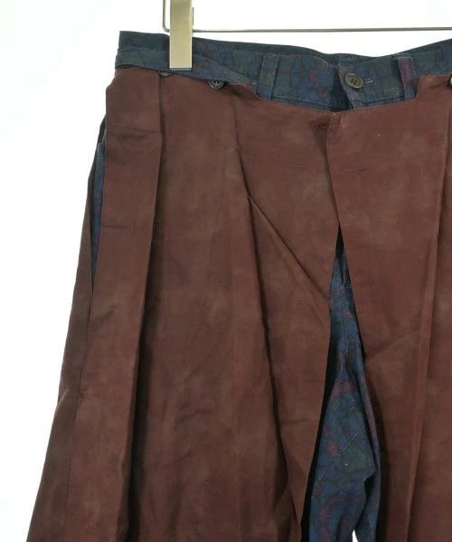Yohji Yamamoto Yohji Yamamoto Pour Homme Navy x Brown Pants Size US 29 - 4 Thumbnail