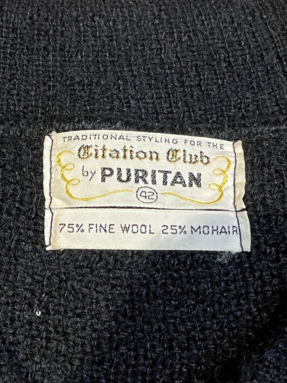 Japanese Brand × Vintage vintage 1960s mohair zip up Size US M / EU 48-50 / 2 - 3 Thumbnail