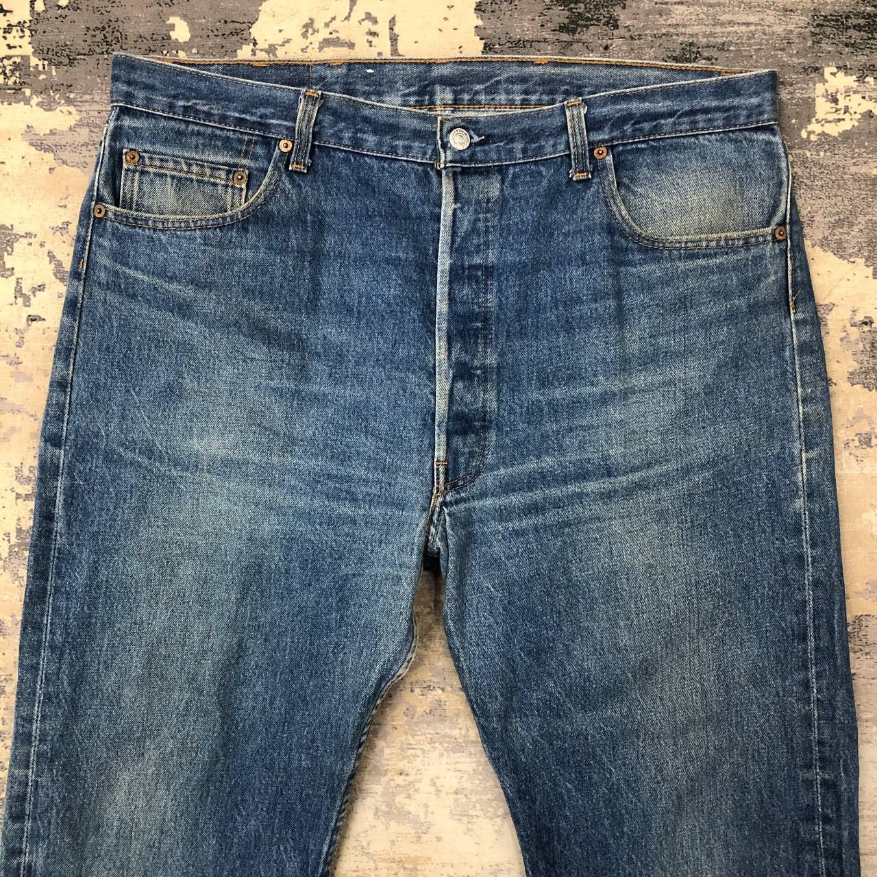 Levi's P778 VTG 501 made in usa LEVI'S JEANS RIPPED Size US 38 / EU 54 - 3 Thumbnail