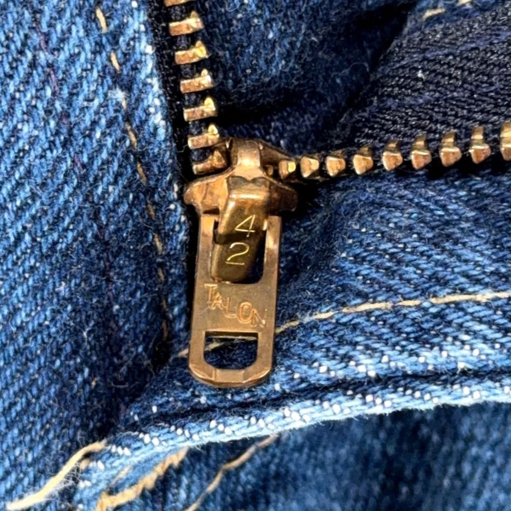 Lee VINTAGE Lee Jeans Mens 32x30 Blue Bootcut Riders Talon USA Denim 70s 33x30 Tag Size US 32 / EU 48 - 7 Thumbnail