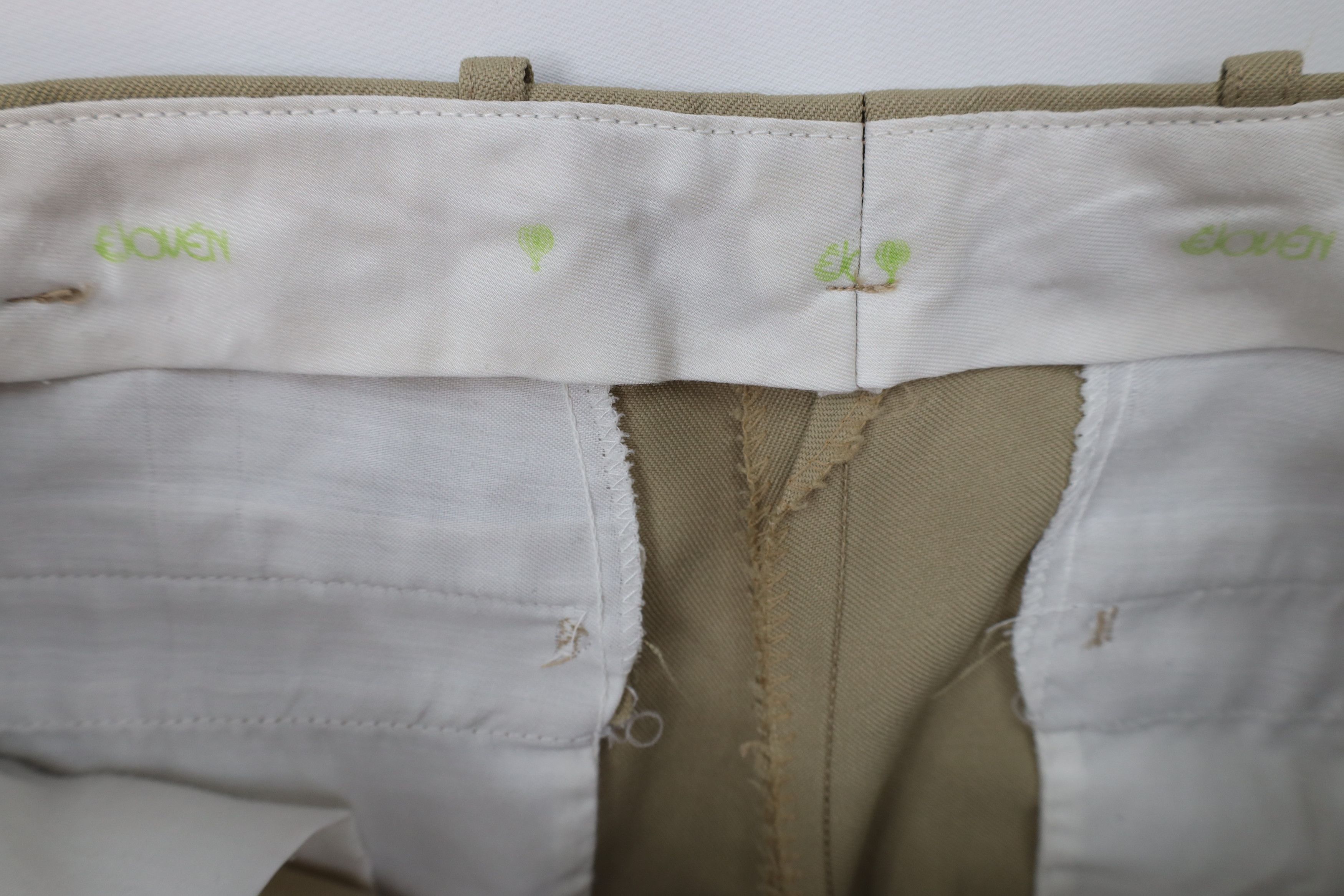 Vintage Vintage 70s Streetwear Flared Wide Leg Chino Pants Beige USA Size US 32 / EU 48 - 6 Thumbnail