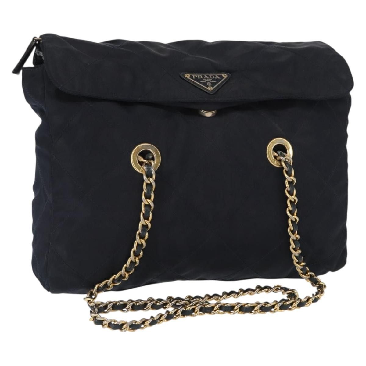 Prada Prada Chain Shoulder Bag Tessuto Size ONE SIZE - 1 Thumbnail