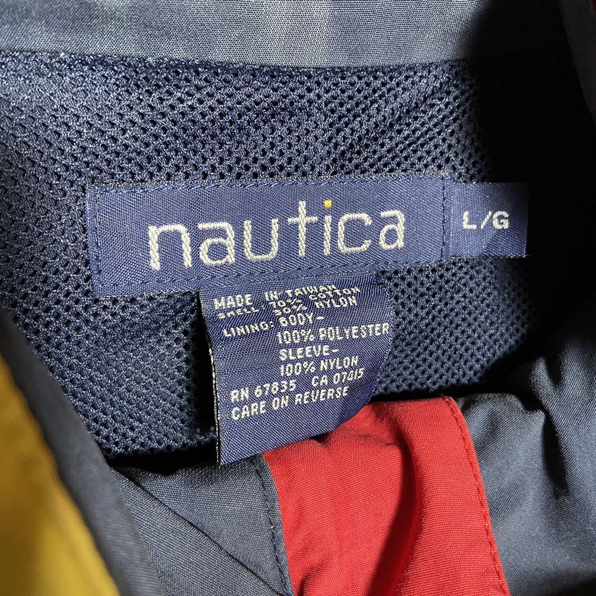 Nautica × Vintage Vintage 90s Nautica Windbreaker Hoodie Jacket Size US XL / EU 56 / 4 - 6 Thumbnail