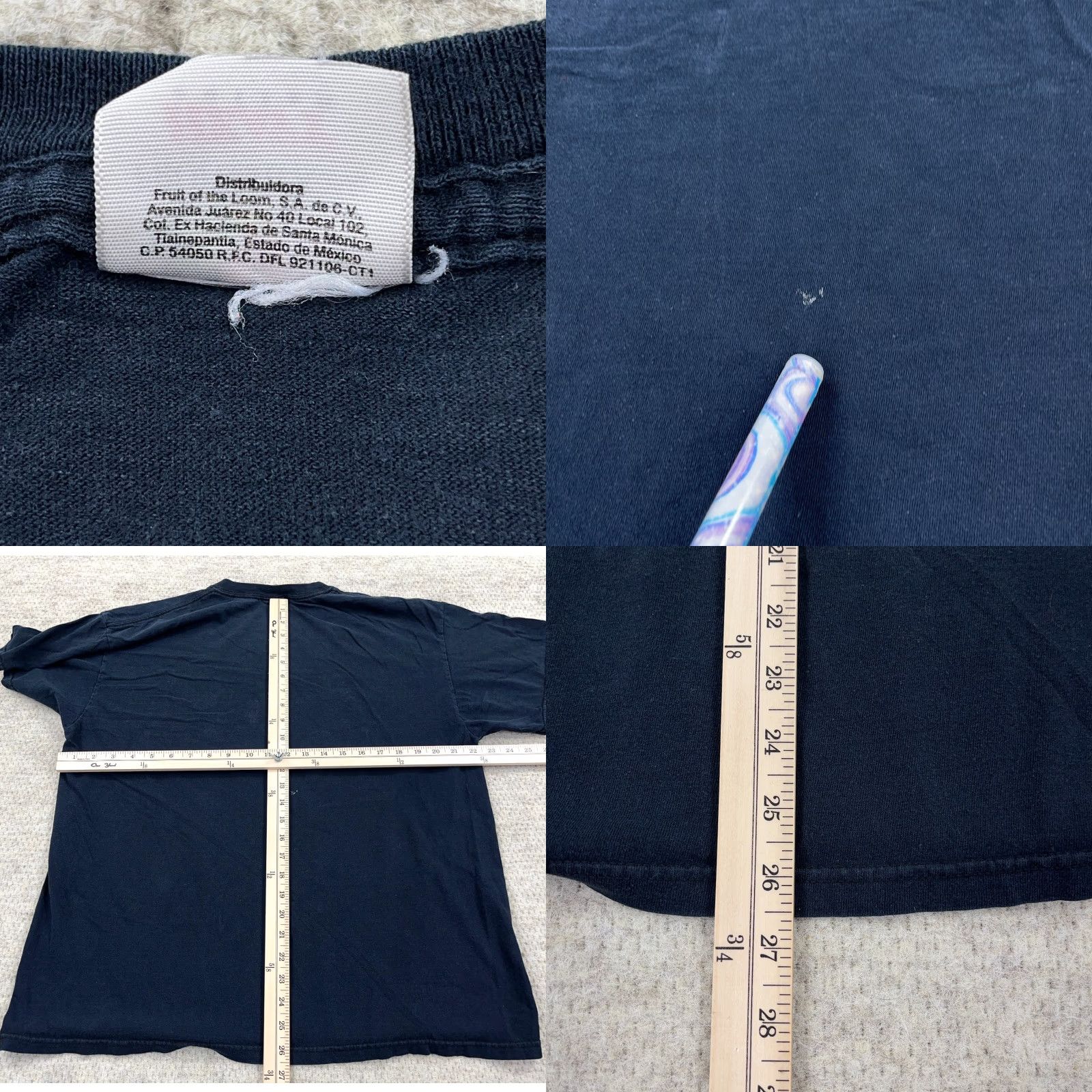 Fruit Of The Loom VINTAGE Star Wars Shirt Men XL Black Darth Vader Y2K Movie Promo Faded Skate Size US XL / EU 56 / 4 - 8 Thumbnail