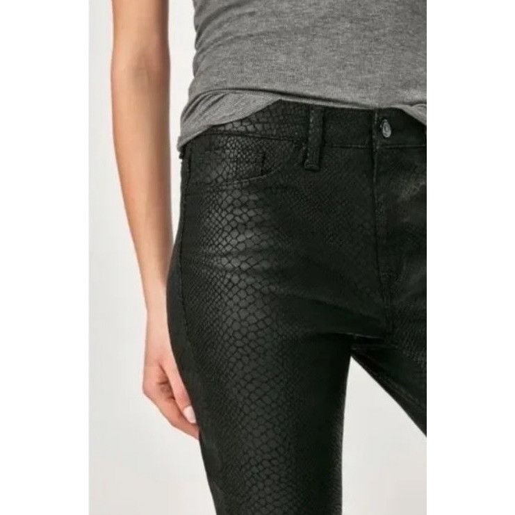 Mavi Mavi Tess Black Snake Print Skinny Jeans Size 28" / US 6 / IT 42 - 2 Thumbnail