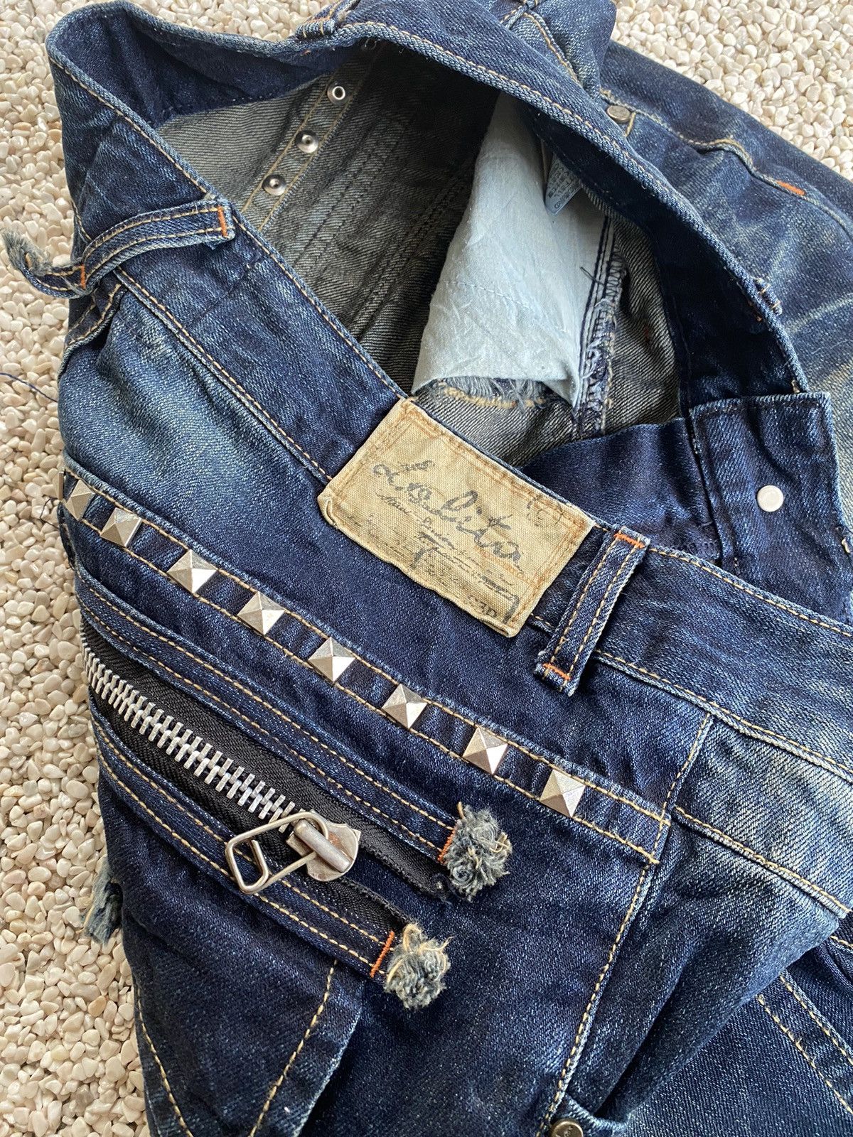 Hysteric Glamour 💥FLARED💥LOLITA JEANS BOOTCUT DISTRESSED DENIM FLARE JEANS Size US 32 / EU 48 - 10 Thumbnail