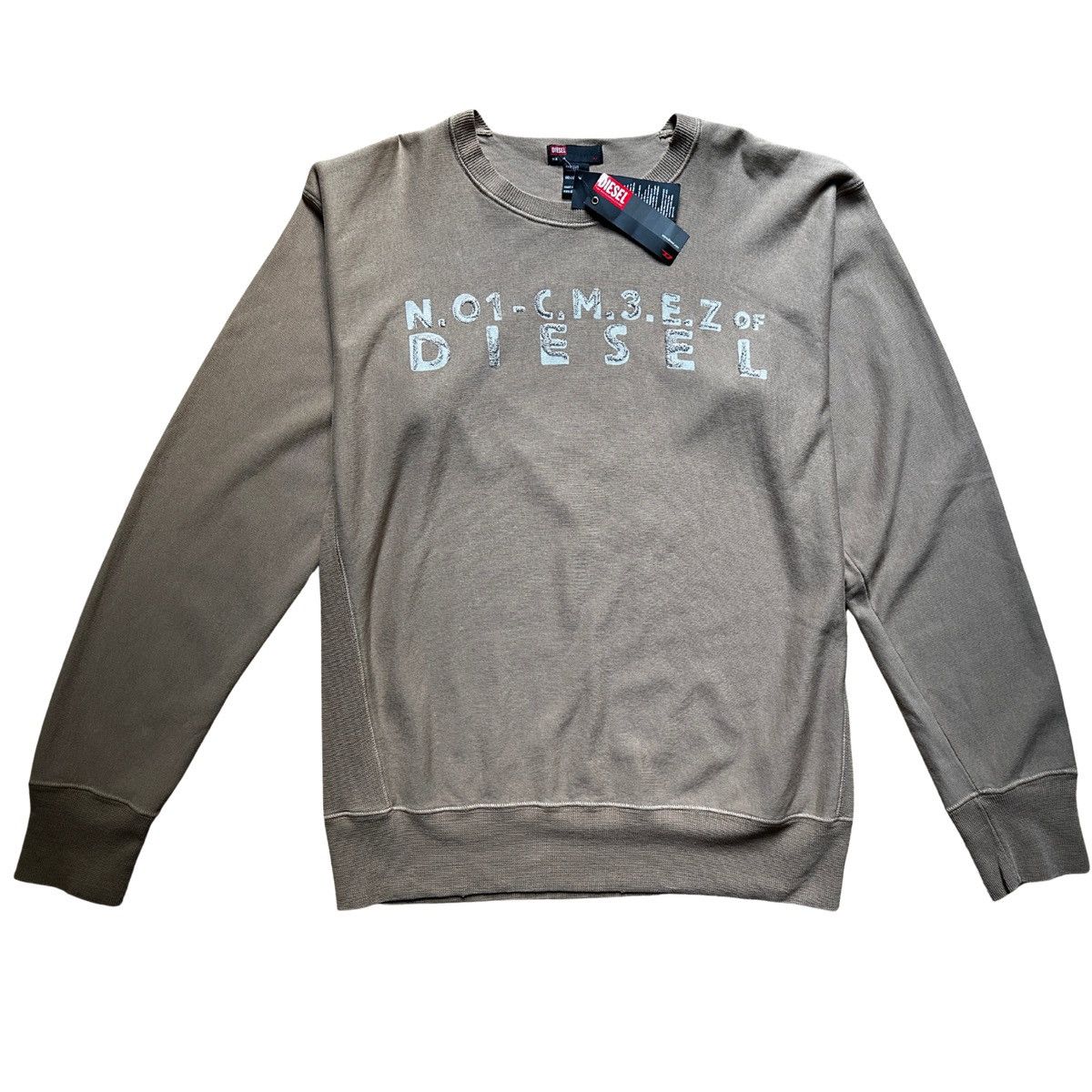 Diesel DIESEL Men’s XL Premium Cotton Sweatshirt - Made in Greece Size US XL / EU 56 / 4 - 1 Thumbnail