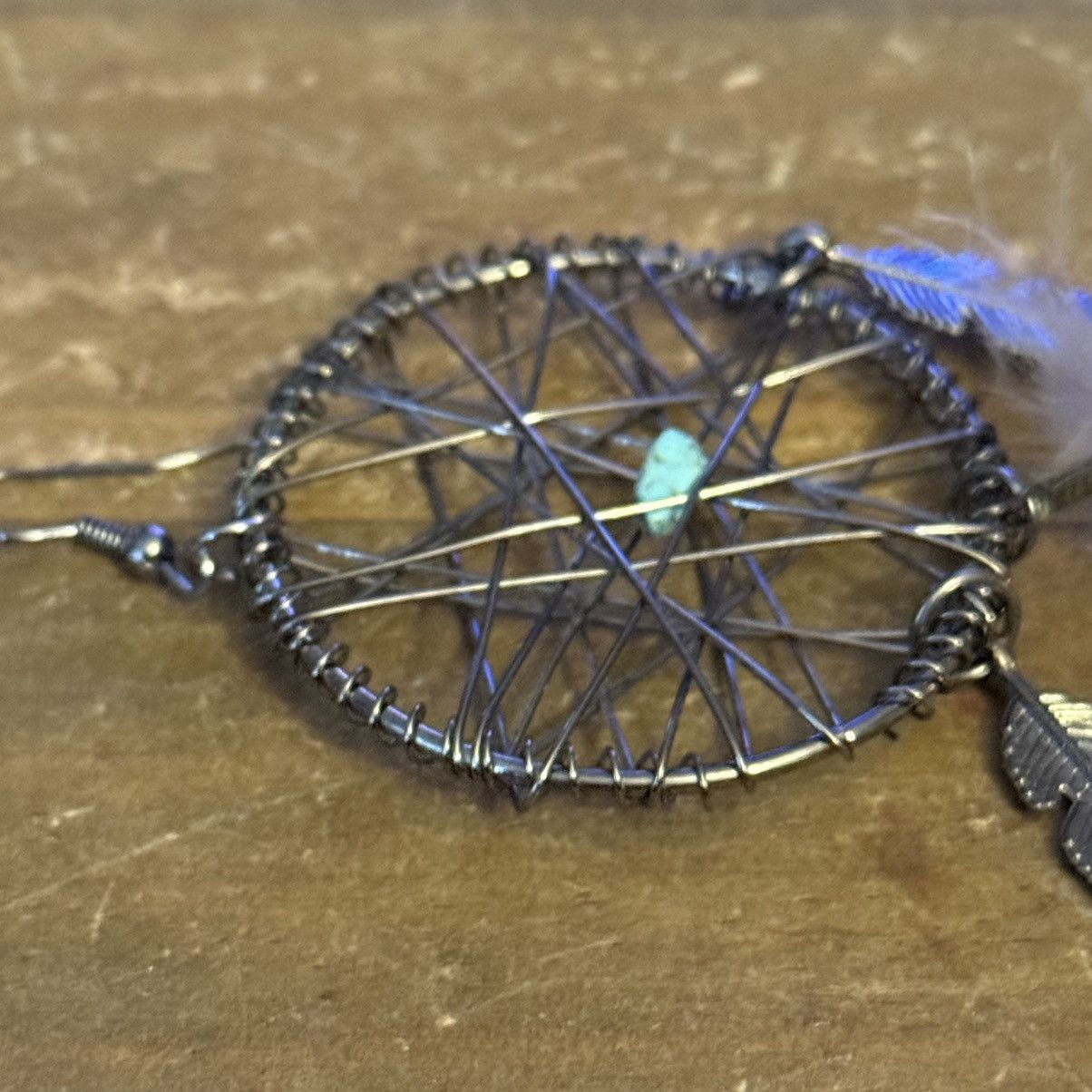 Other Silver tone large dream catcher earrings Size ONE SIZE - 4 Thumbnail