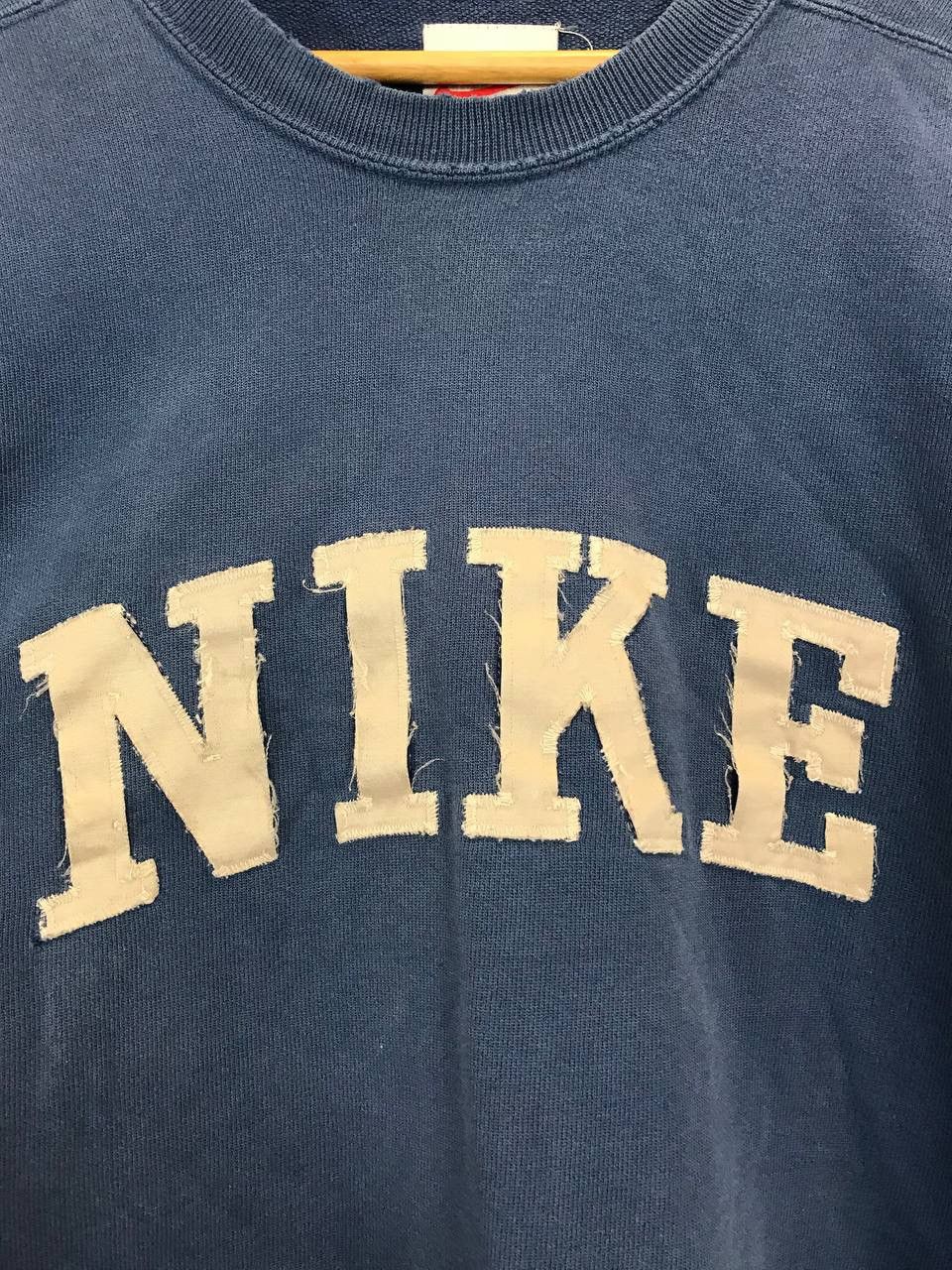 Vintage Nike swoosh big logo vintage sweatshirt Size US XL / EU 56 / 4 - 3 Thumbnail