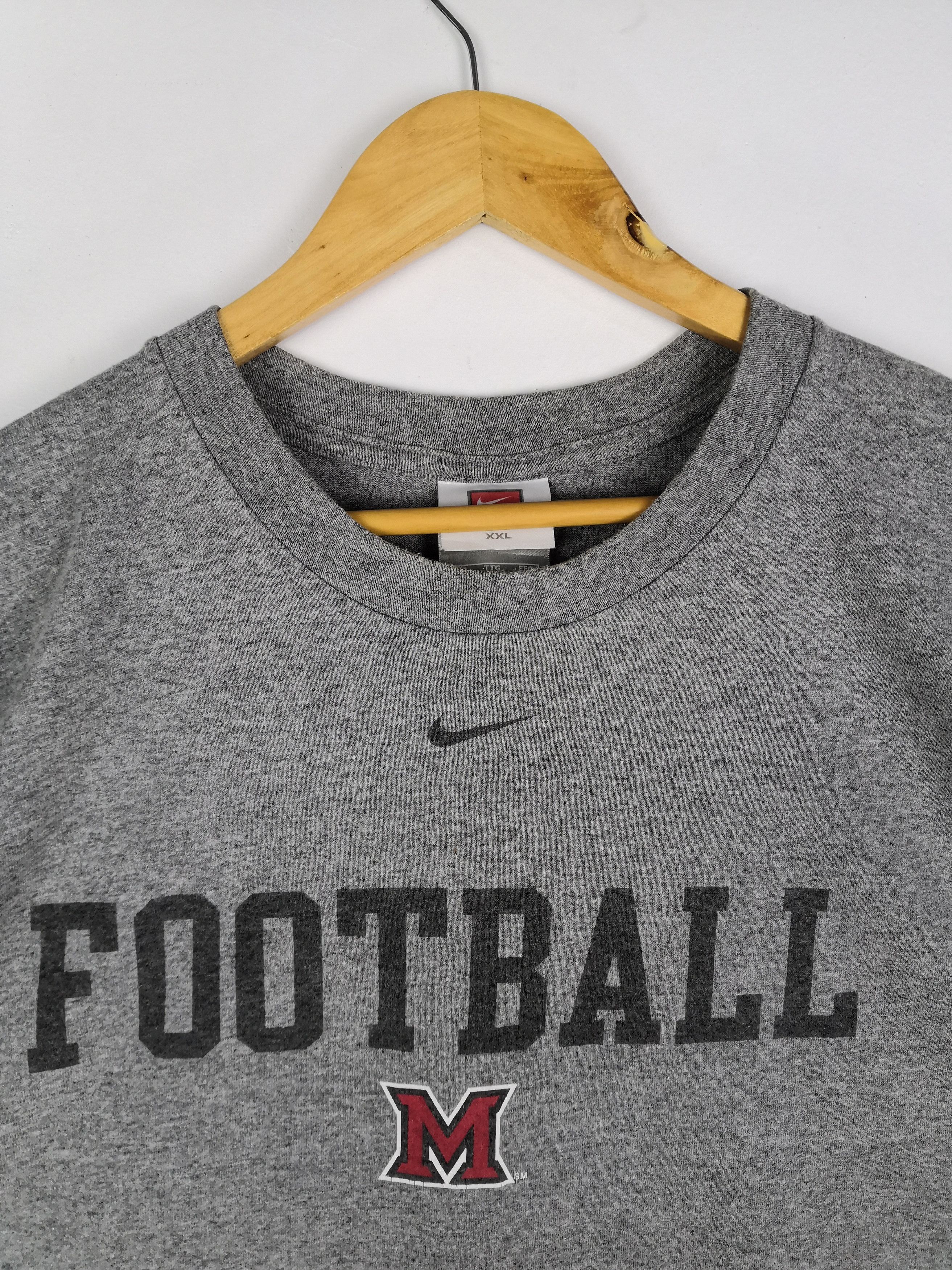 Nike Vintage Nike T-Shirt Miami Redhawk NFL Tee Size US XXL / EU 58 / 5 - 3 Thumbnail