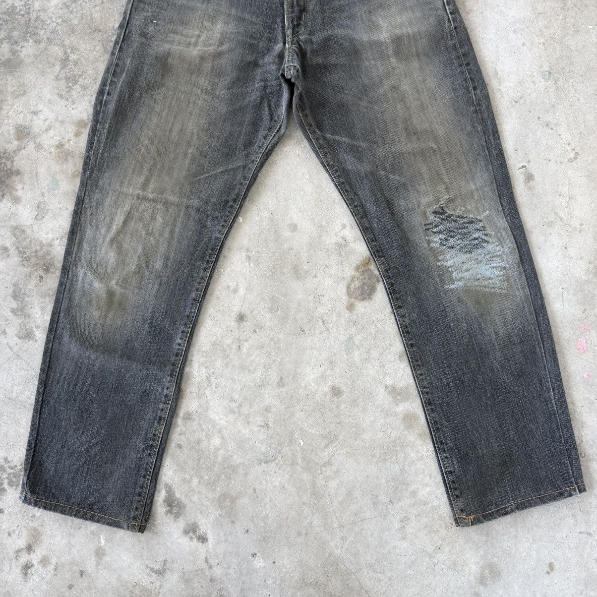 Edwin W32 Vintage Edwin Orange Tag Faded Black Denim jean Size US 32 / EU 48 - 3 Thumbnail