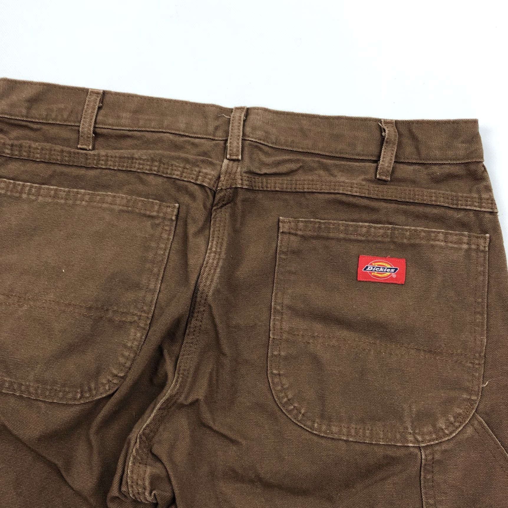 Dickies Dickies Men's Brown Workwear Carpenter Pants 34x30 Cotton Canvas Utility Pockets Size US 34 / EU 50 - 4 Thumbnail