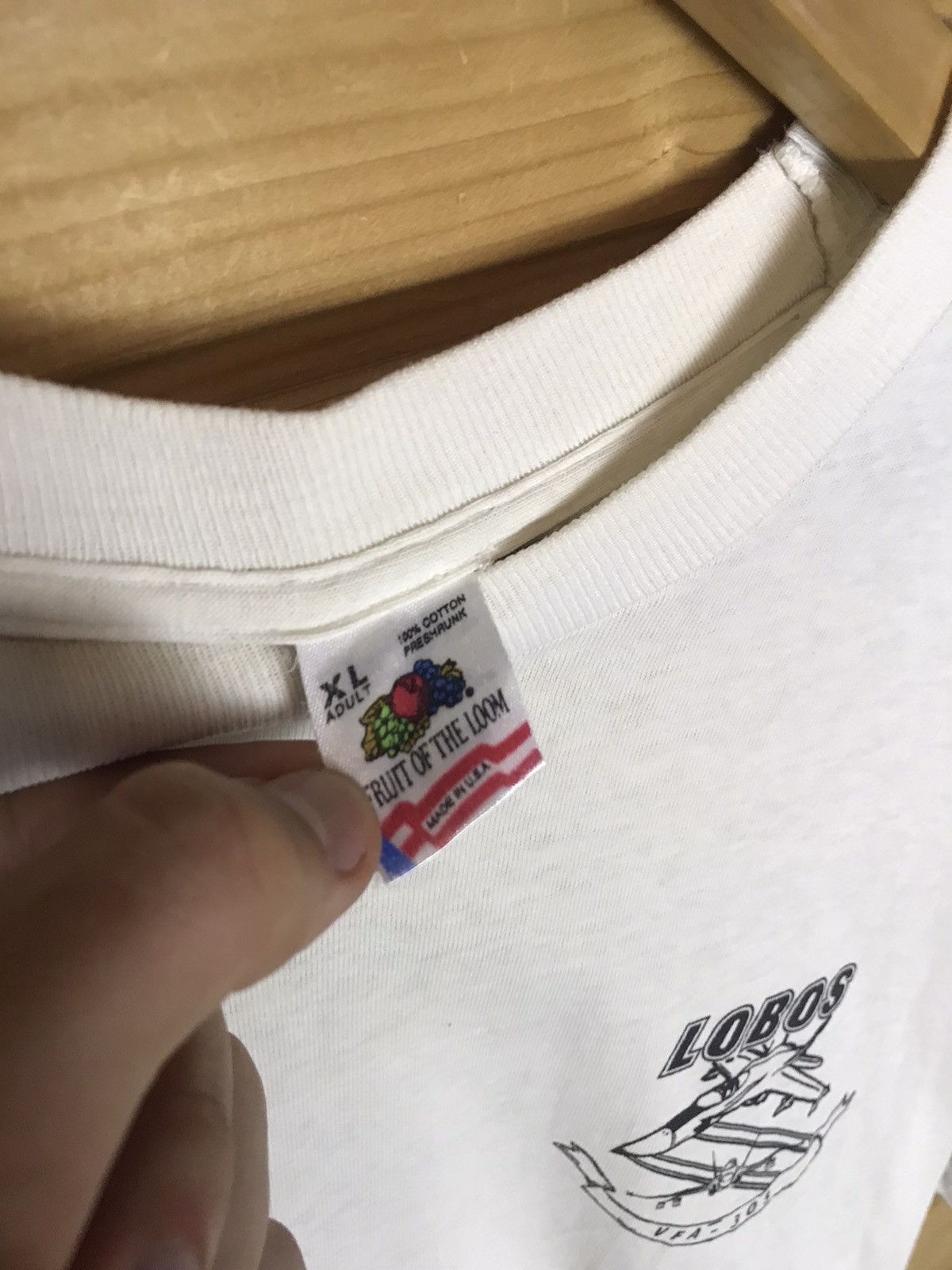 Vintage Vintage VFA 305 Lobos single stitch t-shirt Size US XL / EU 56 / 4 - 9 Thumbnail