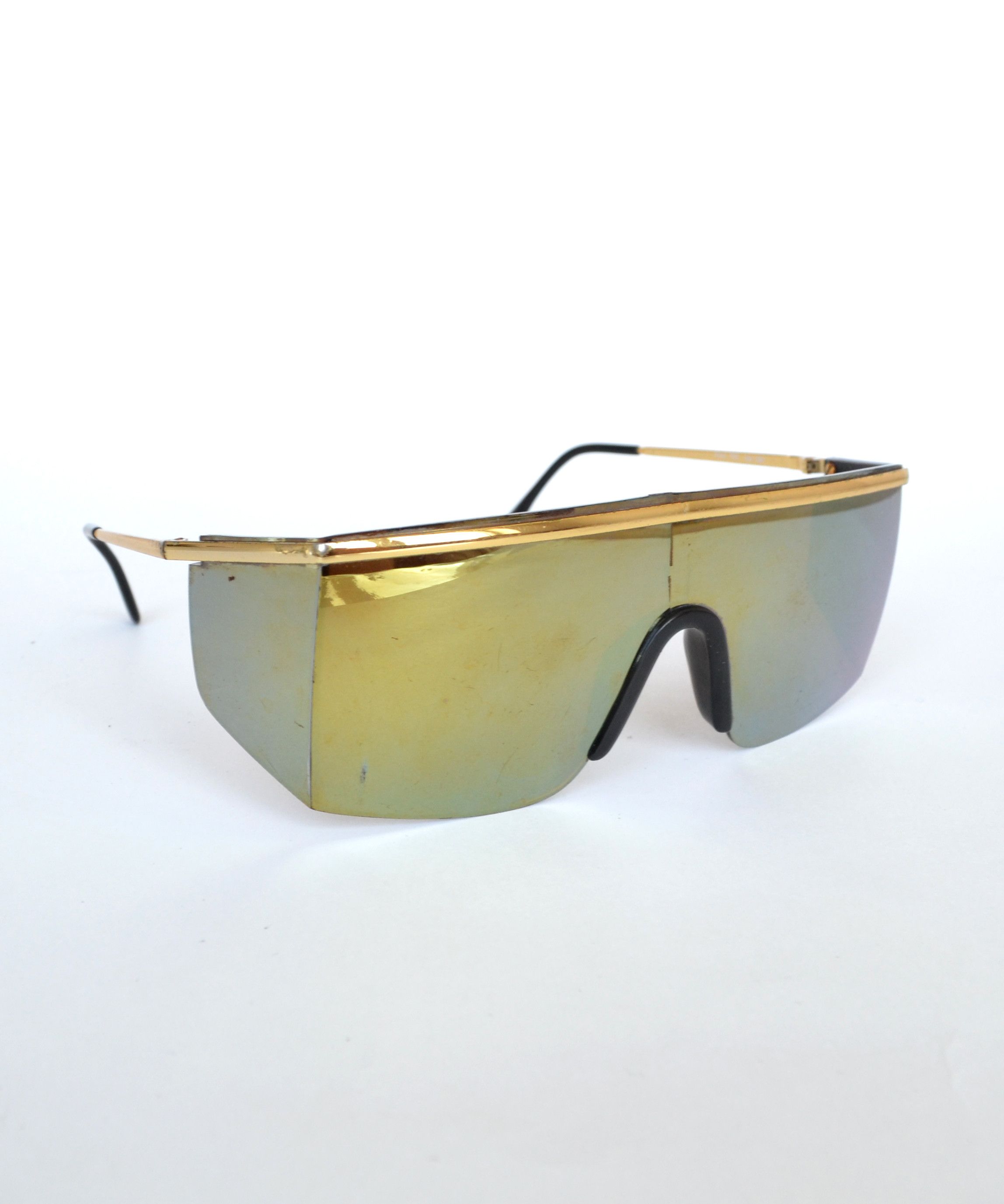 Versace 🔴 GIANNI VERSACE Sunglasses Mod 790 Shield Mask Mirror 90s Size ONE SIZE - 4 Thumbnail