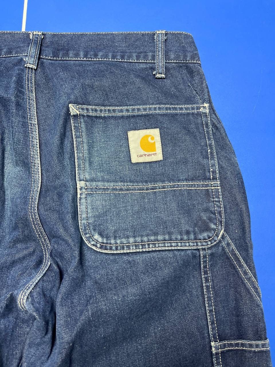 Carhartt Carhartt WIP Single Knee Pant Blue Denim Carpenter Size S Size US 30 / EU 46 - 17 Thumbnail