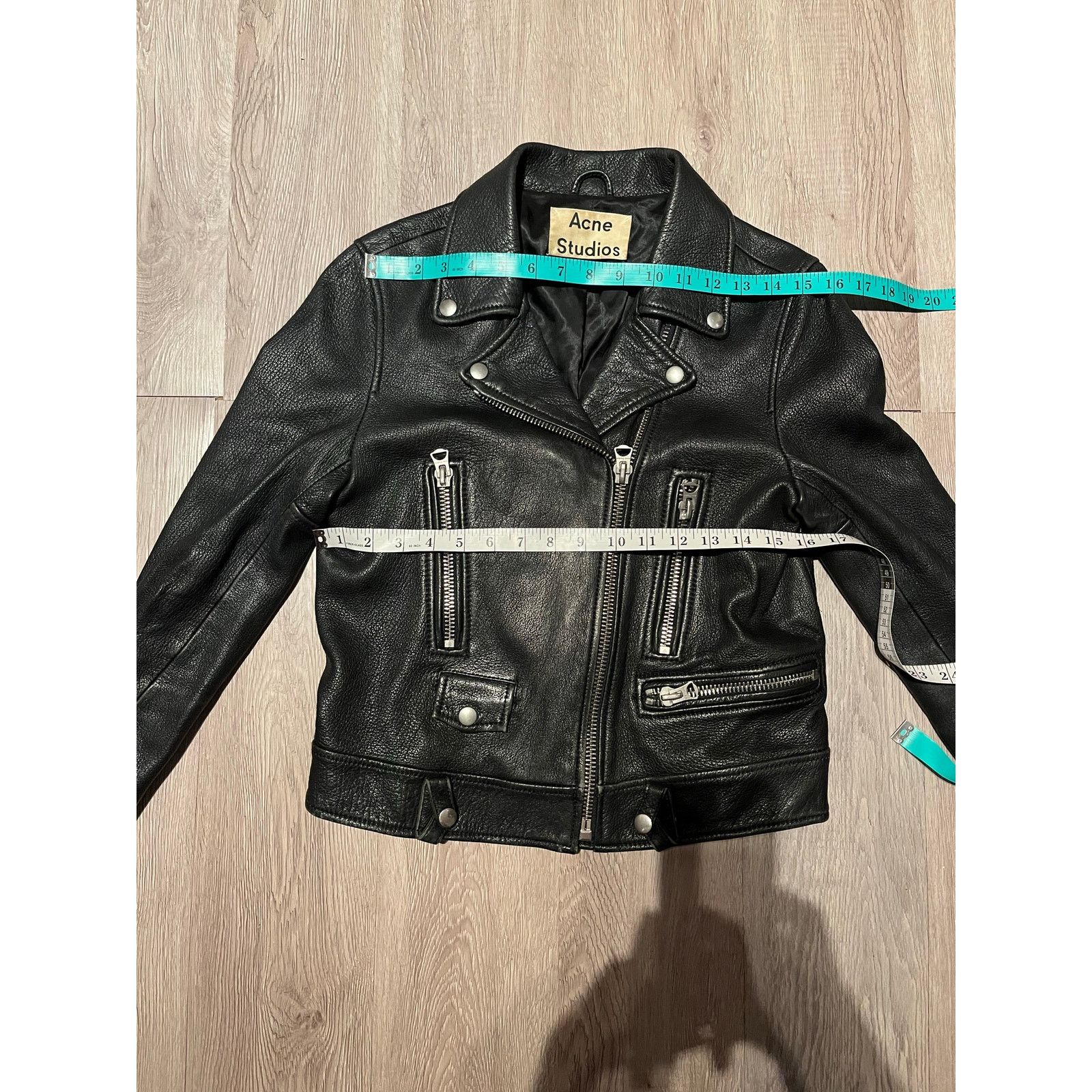 Acne Studios Acne Studios - Mock Leather Biker Jacket/ L / Black Size L / US 10 / IT 46 - 8 Thumbnail